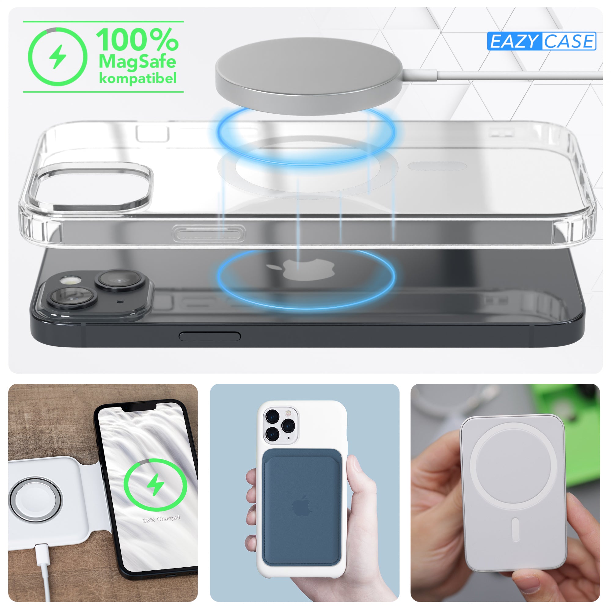 iPhone 14 Plus transparente Hülle mit MagSafe