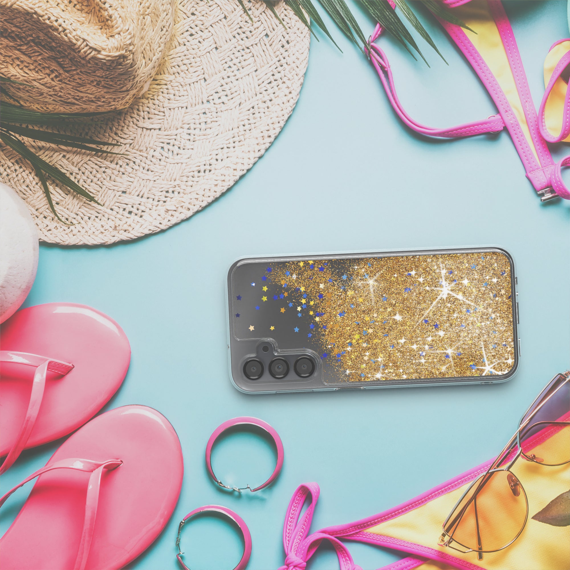 Galaxy A14 Glitzerhülle