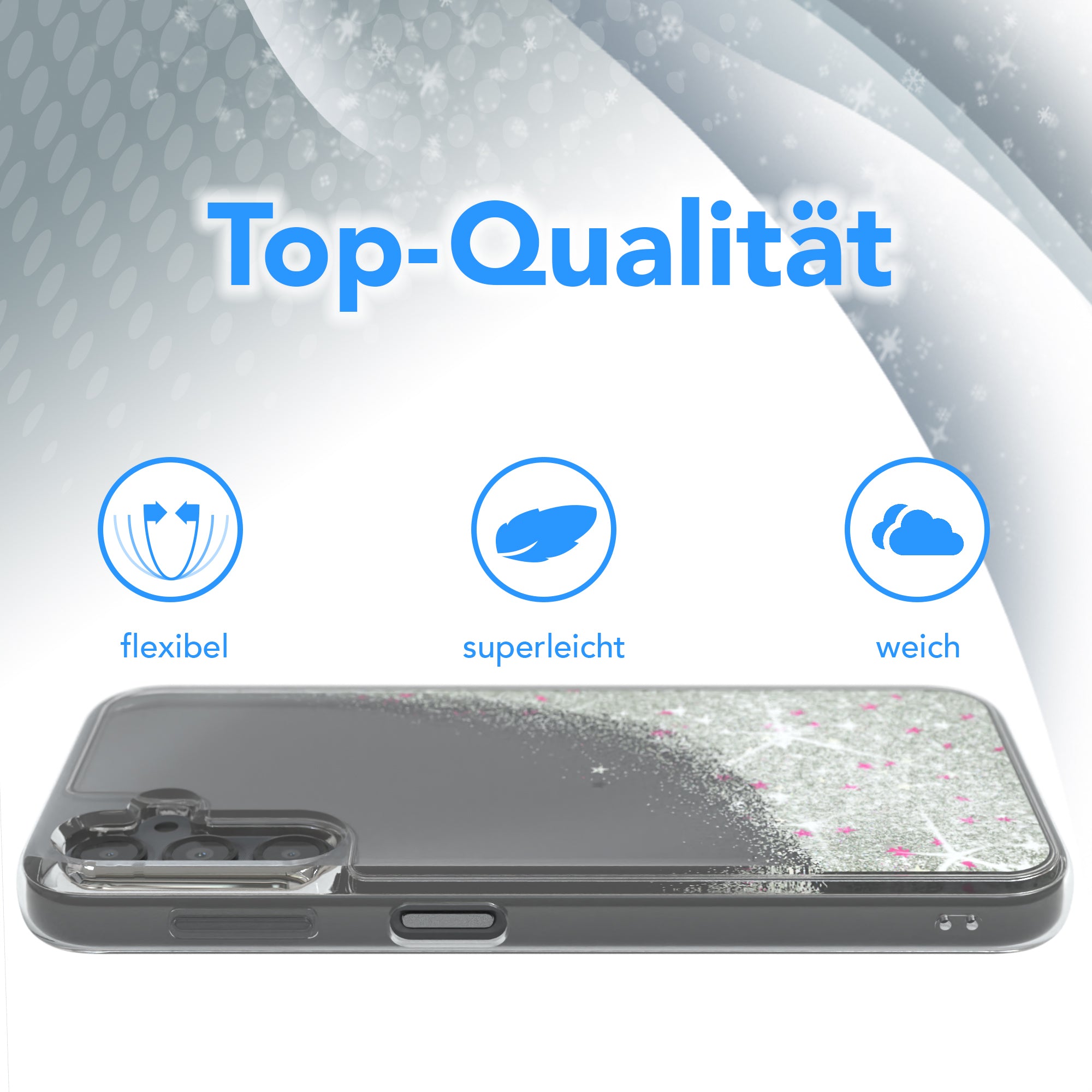 Galaxy A14 Glitzerhülle