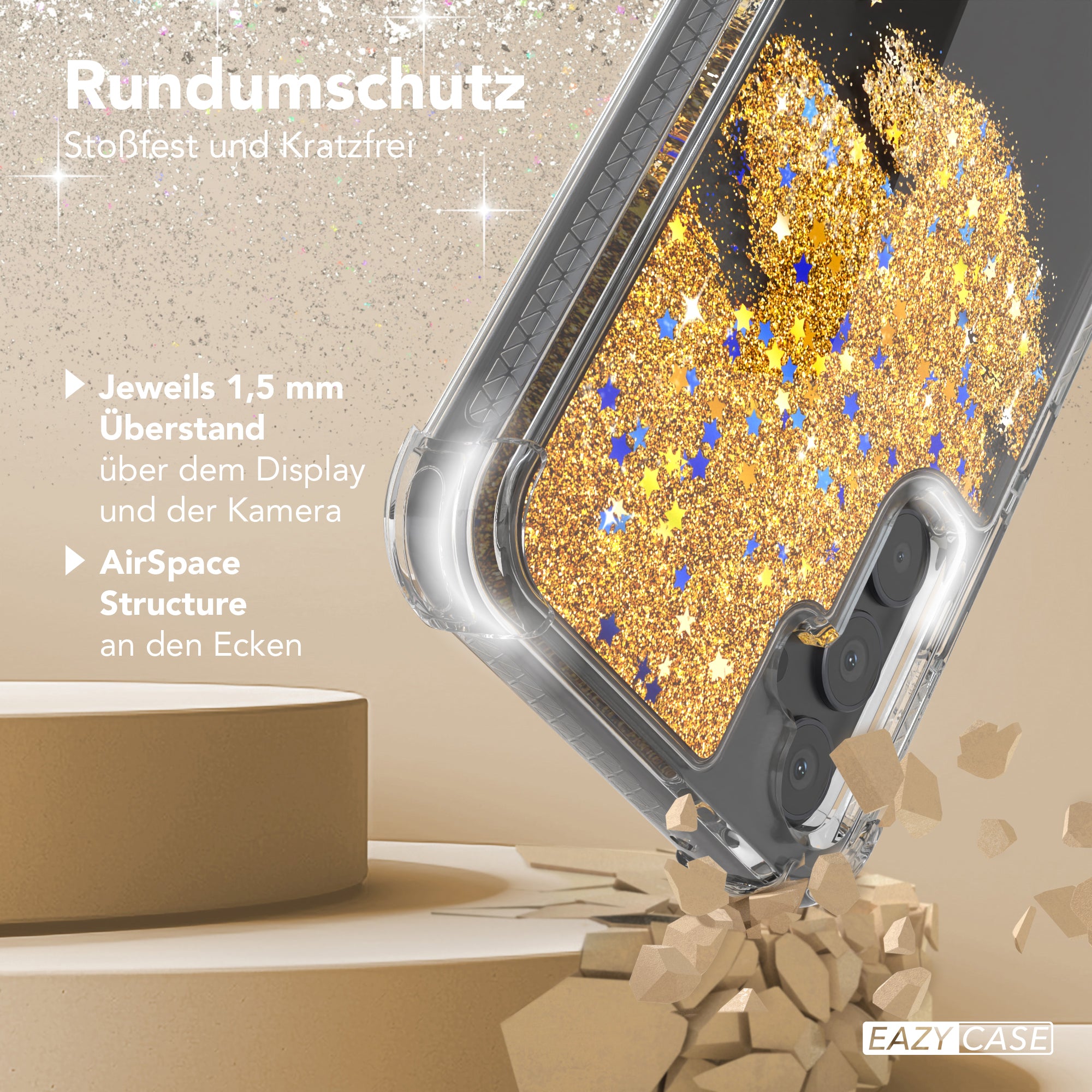 Galaxy A34 Glitzerhülle