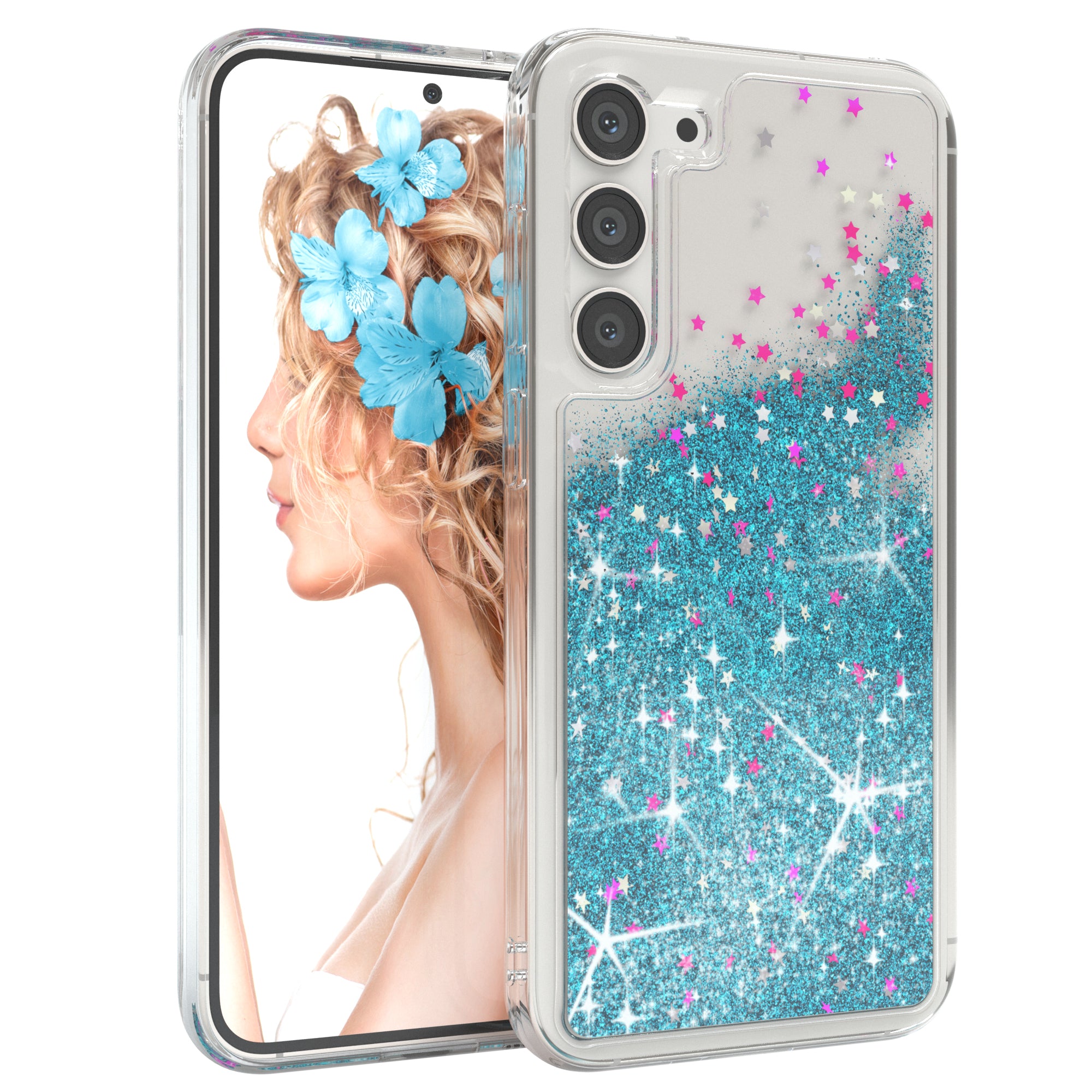 Galaxy S23 Plus Glitzerhülle