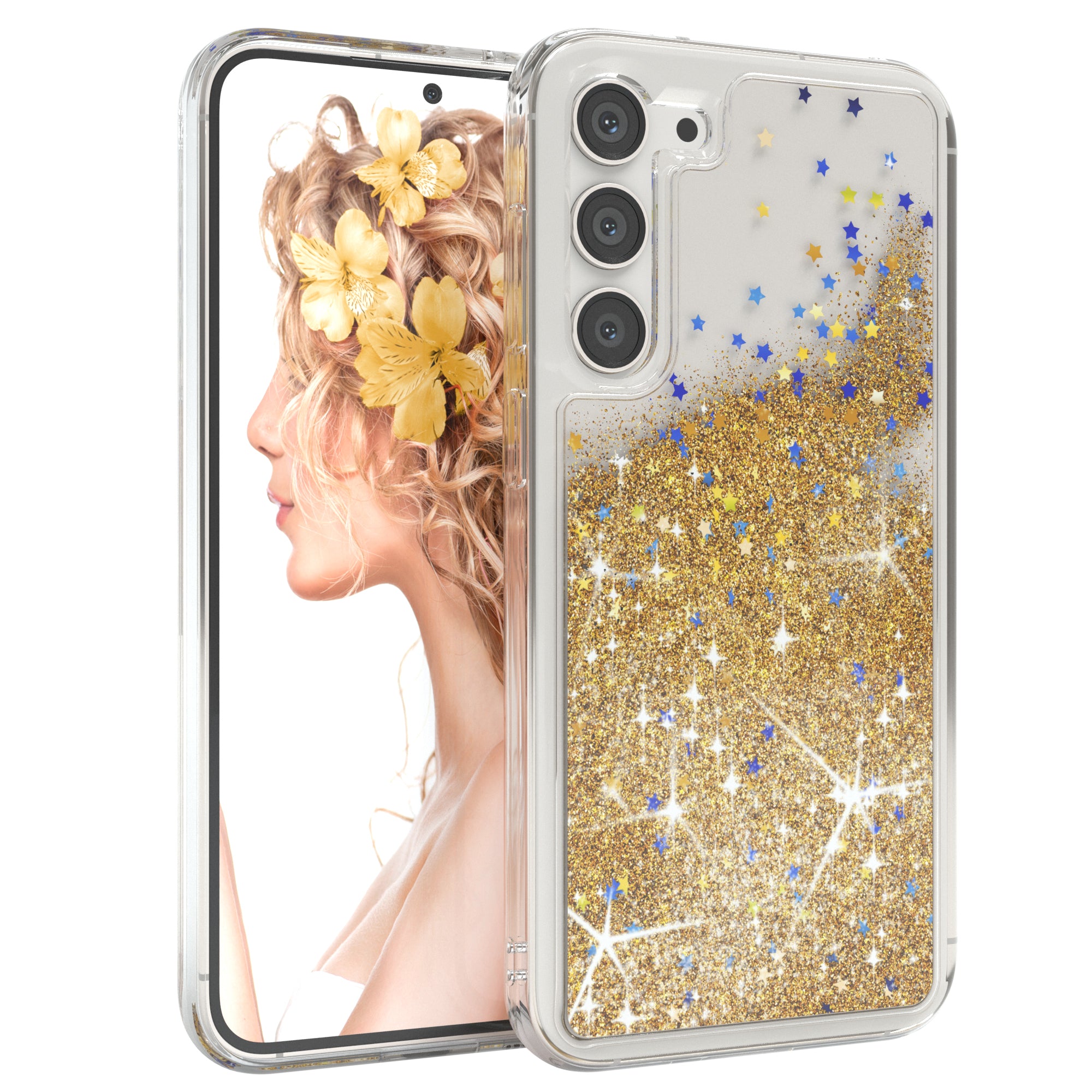 Galaxy S23 Plus Glitzerhülle