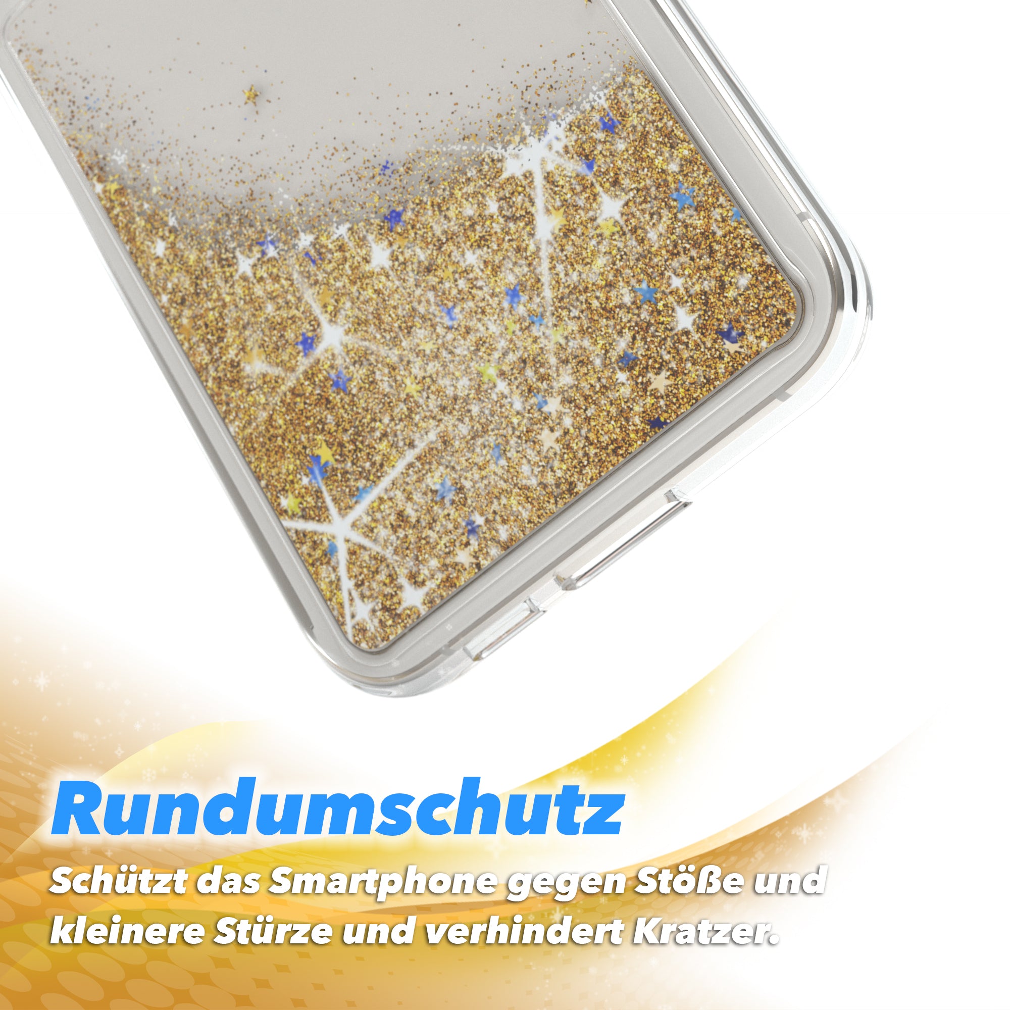 Galaxy S23 Plus Glitzerhülle