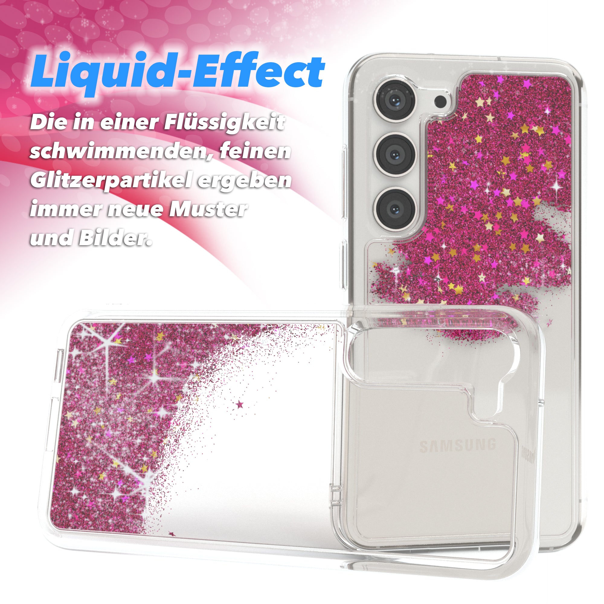 Galaxy S23 Glitzerhülle