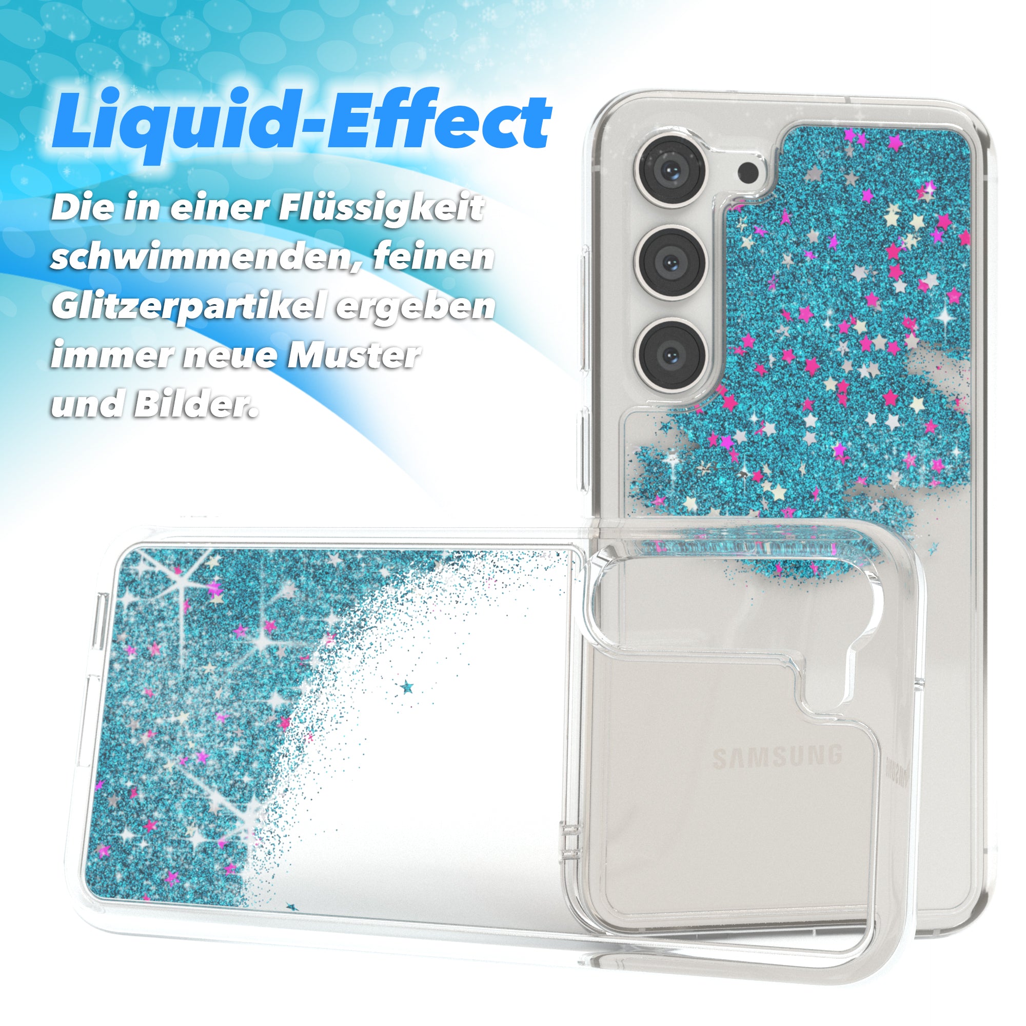 Galaxy S23 Glitzerhülle