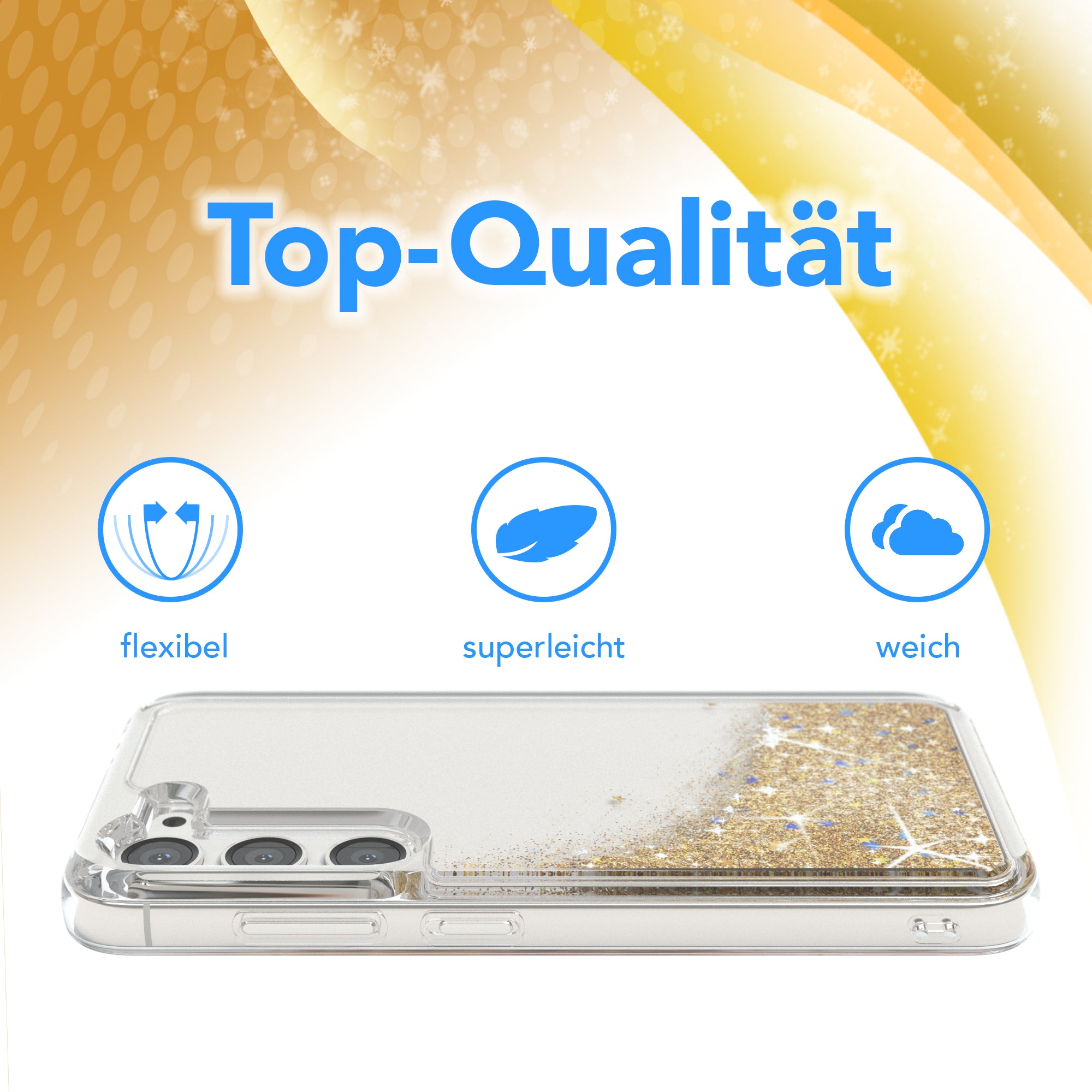 Galaxy S23 Glitzerhülle