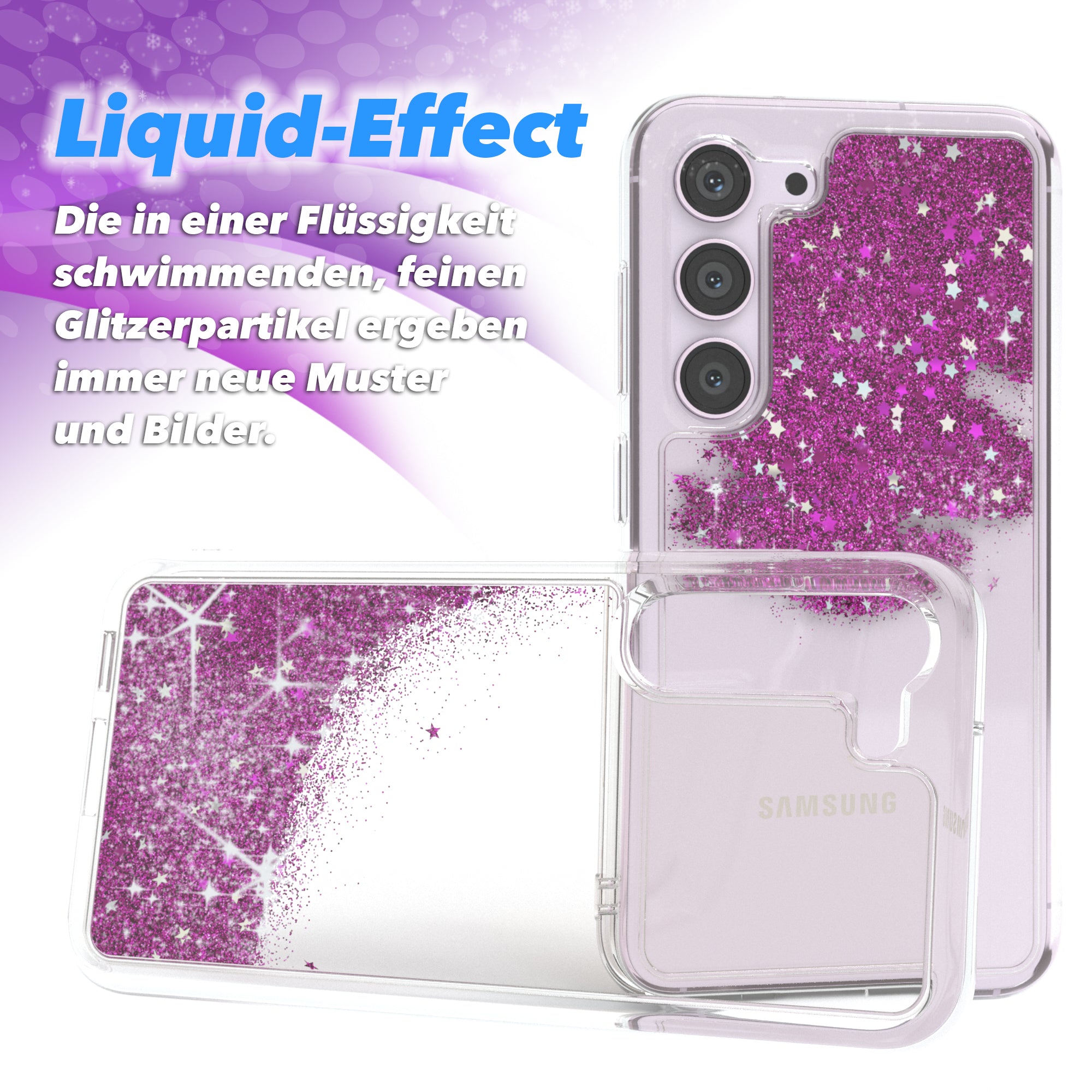 Galaxy S23 Glitzerhülle