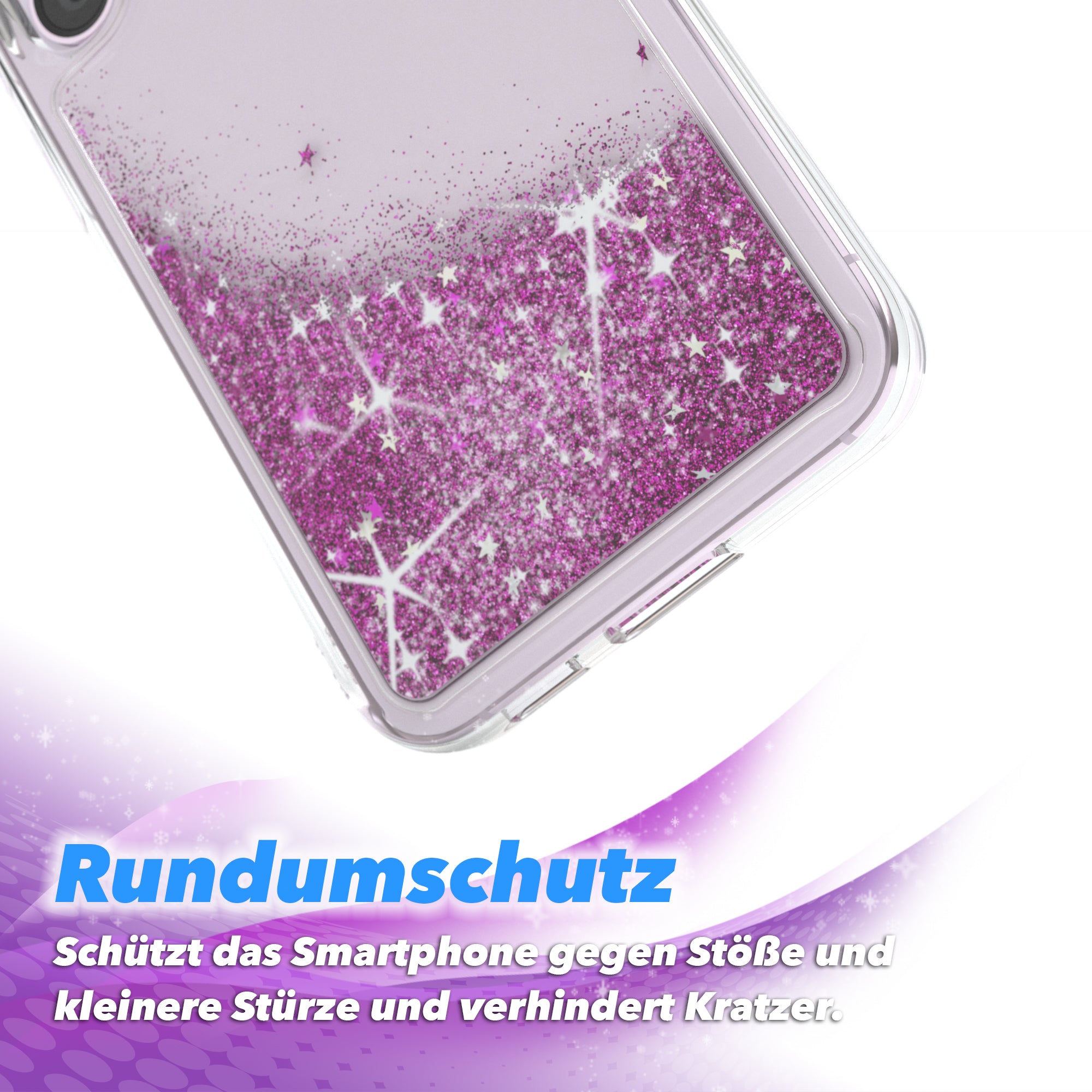 Galaxy S23 Glitzerhülle