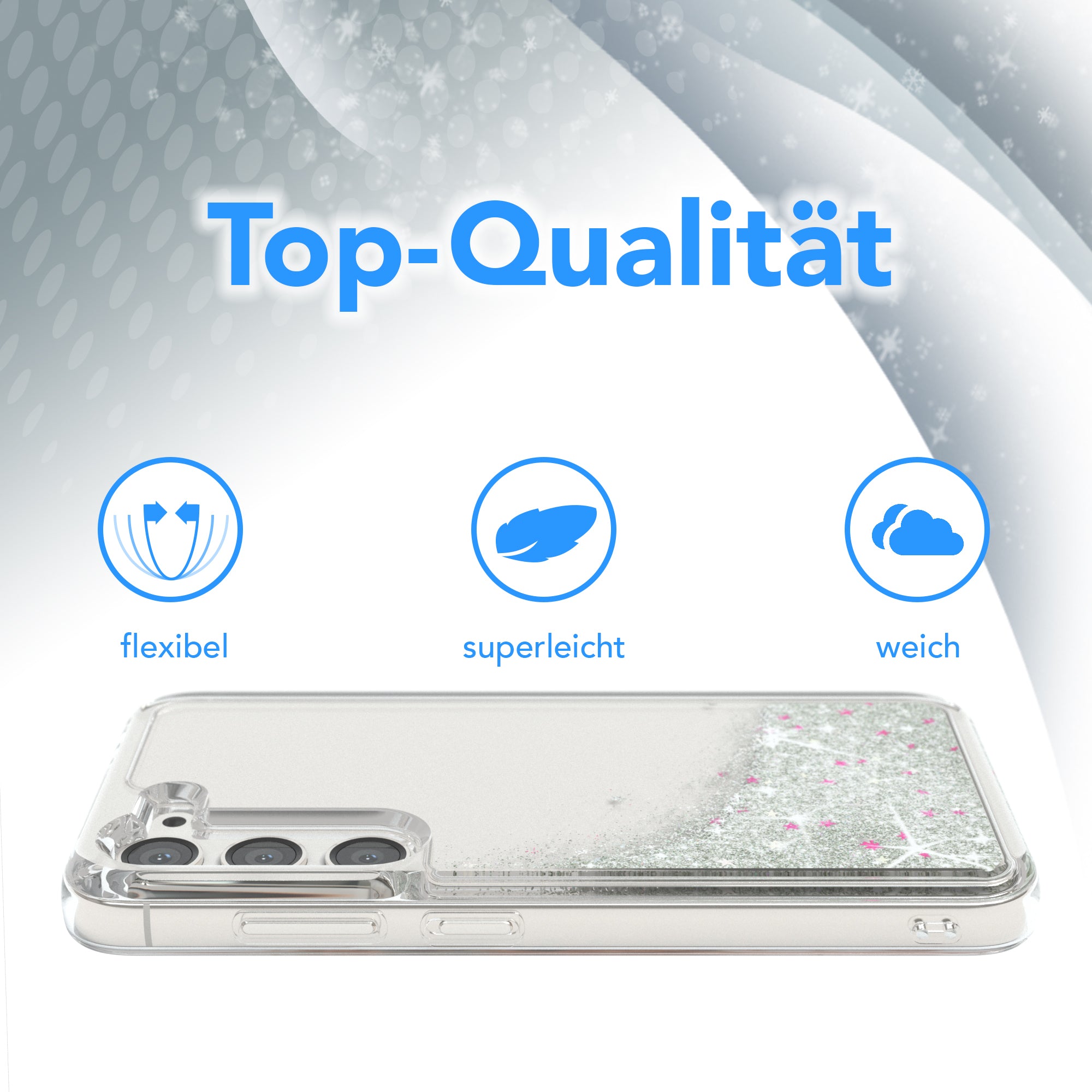 Galaxy S23 Glitzerhülle