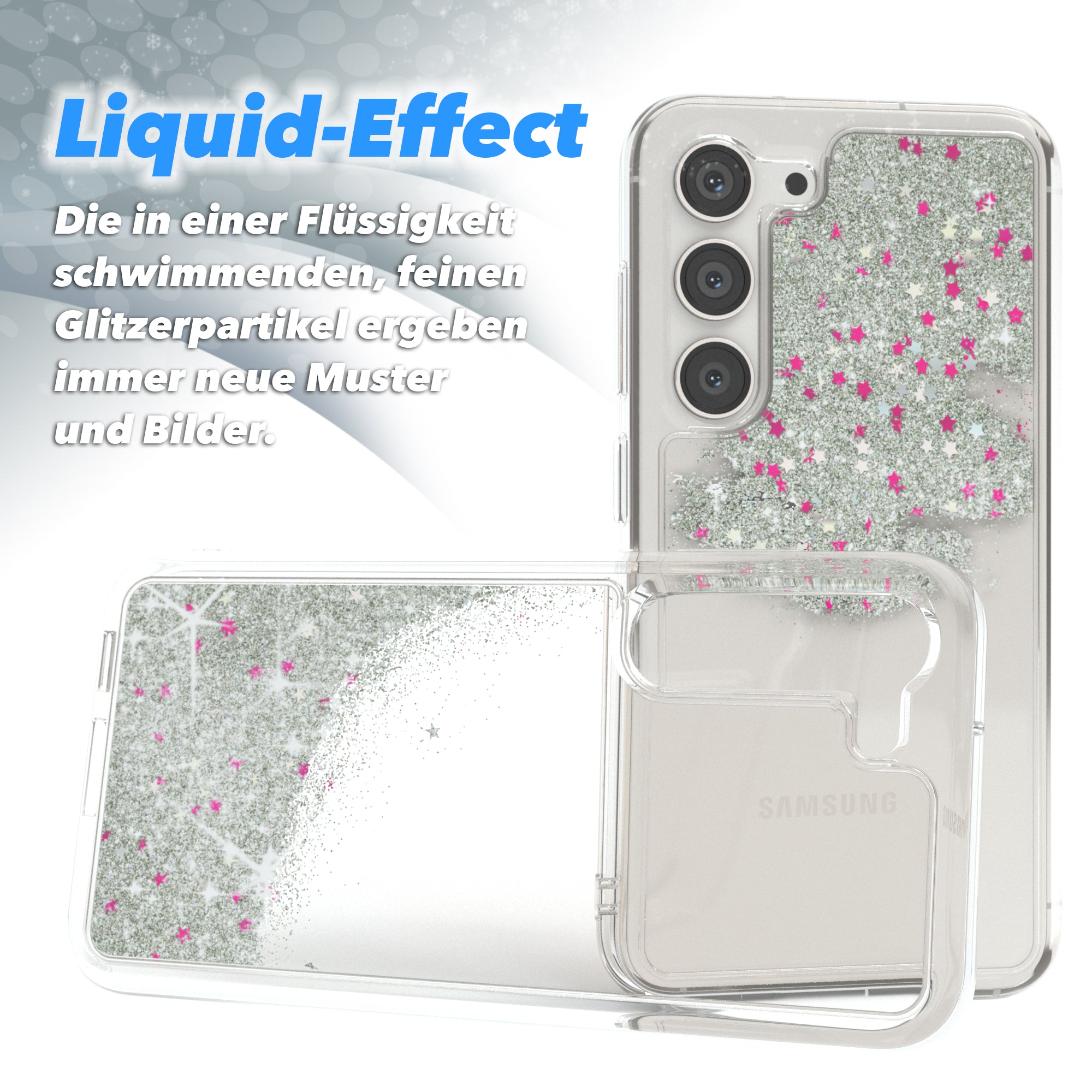 Galaxy S23 Glitzerhülle