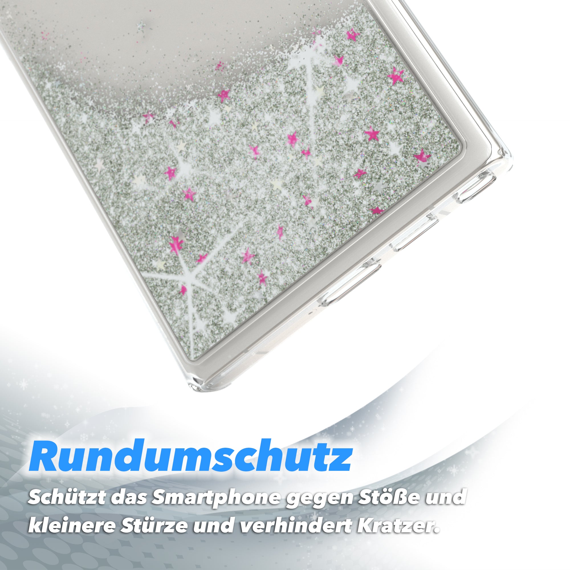Galaxy S23 Ultra Glitzerhülle