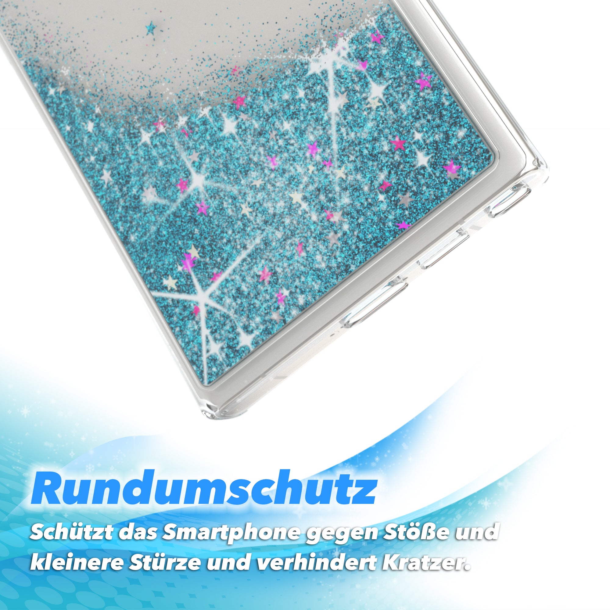 Galaxy S23 Ultra Glitzerhülle