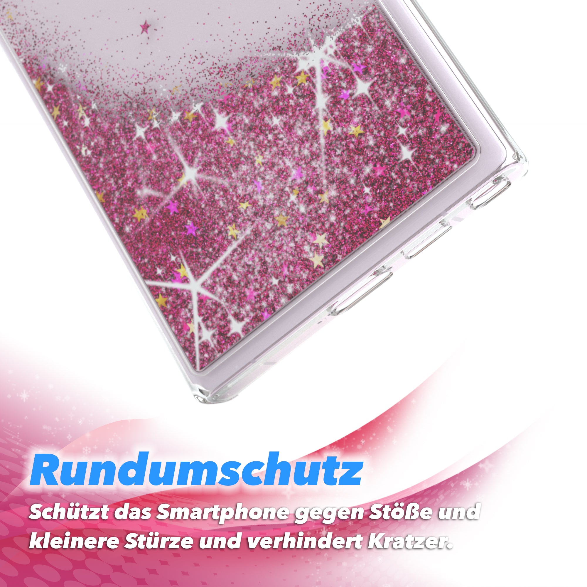 Galaxy S23 Ultra Glitzerhülle