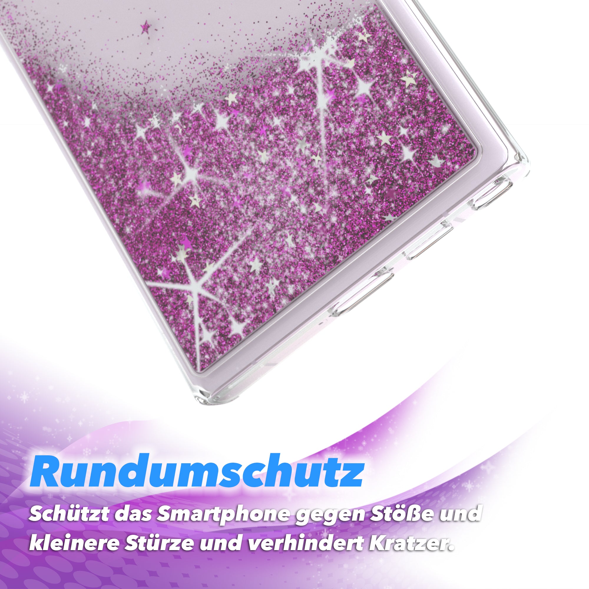 Galaxy S23 Ultra Glitzerhülle