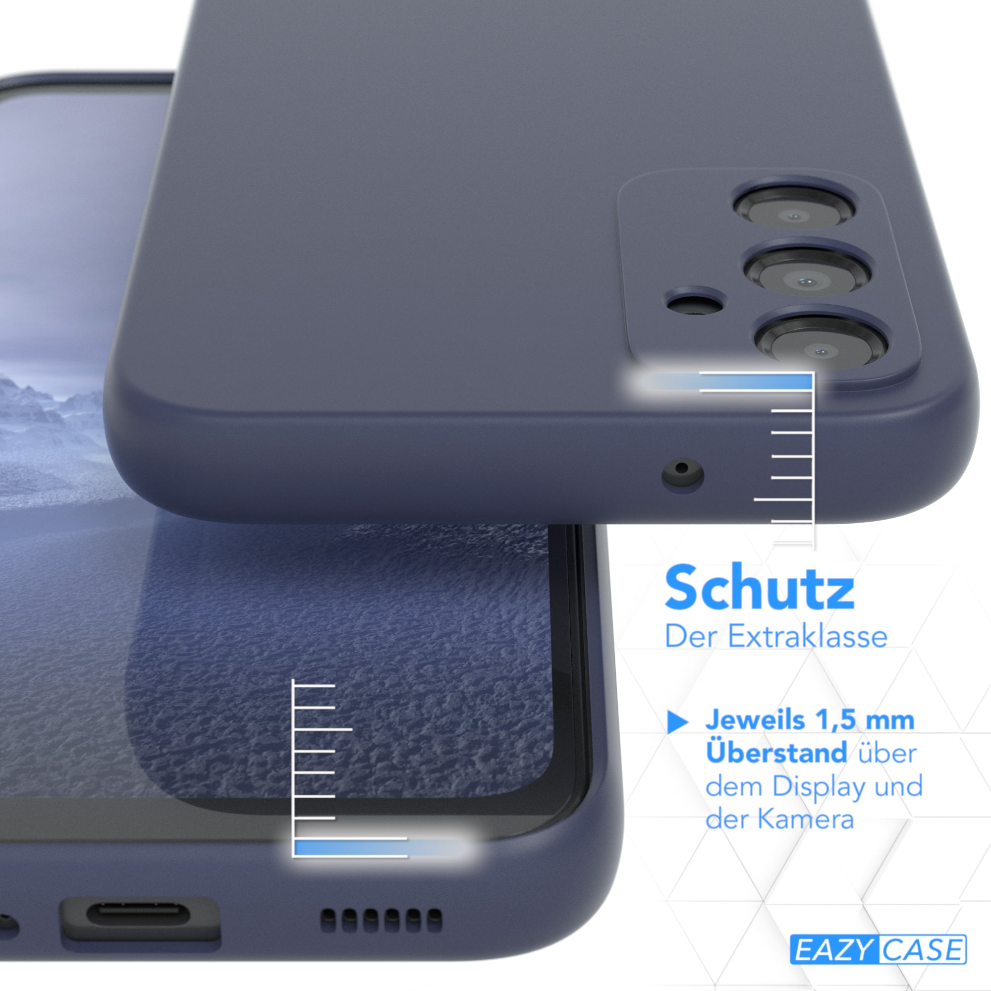Galaxy A14 ultradünnes Slimcover aus TPU