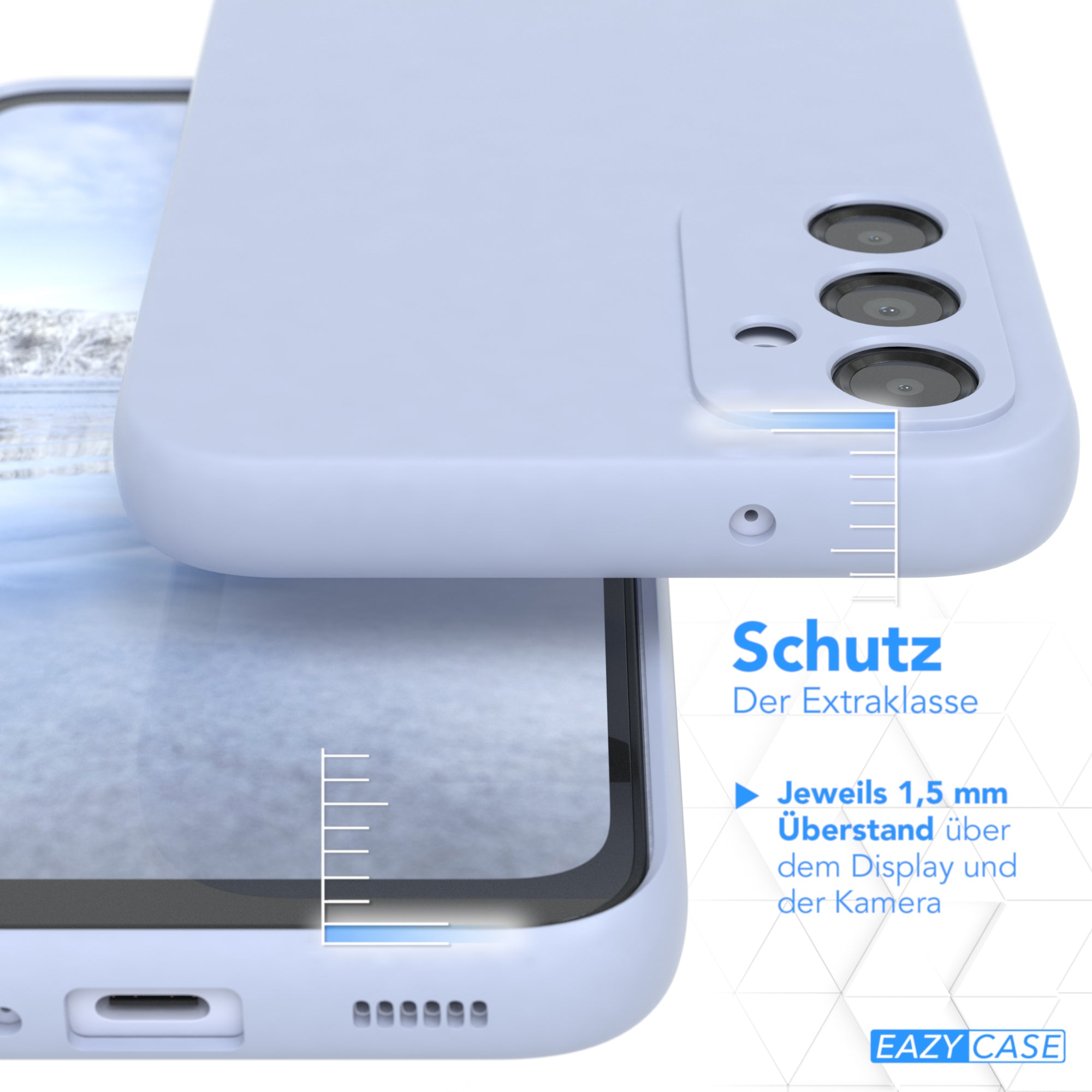 Galaxy A14 ultradünnes Slimcover aus TPU
