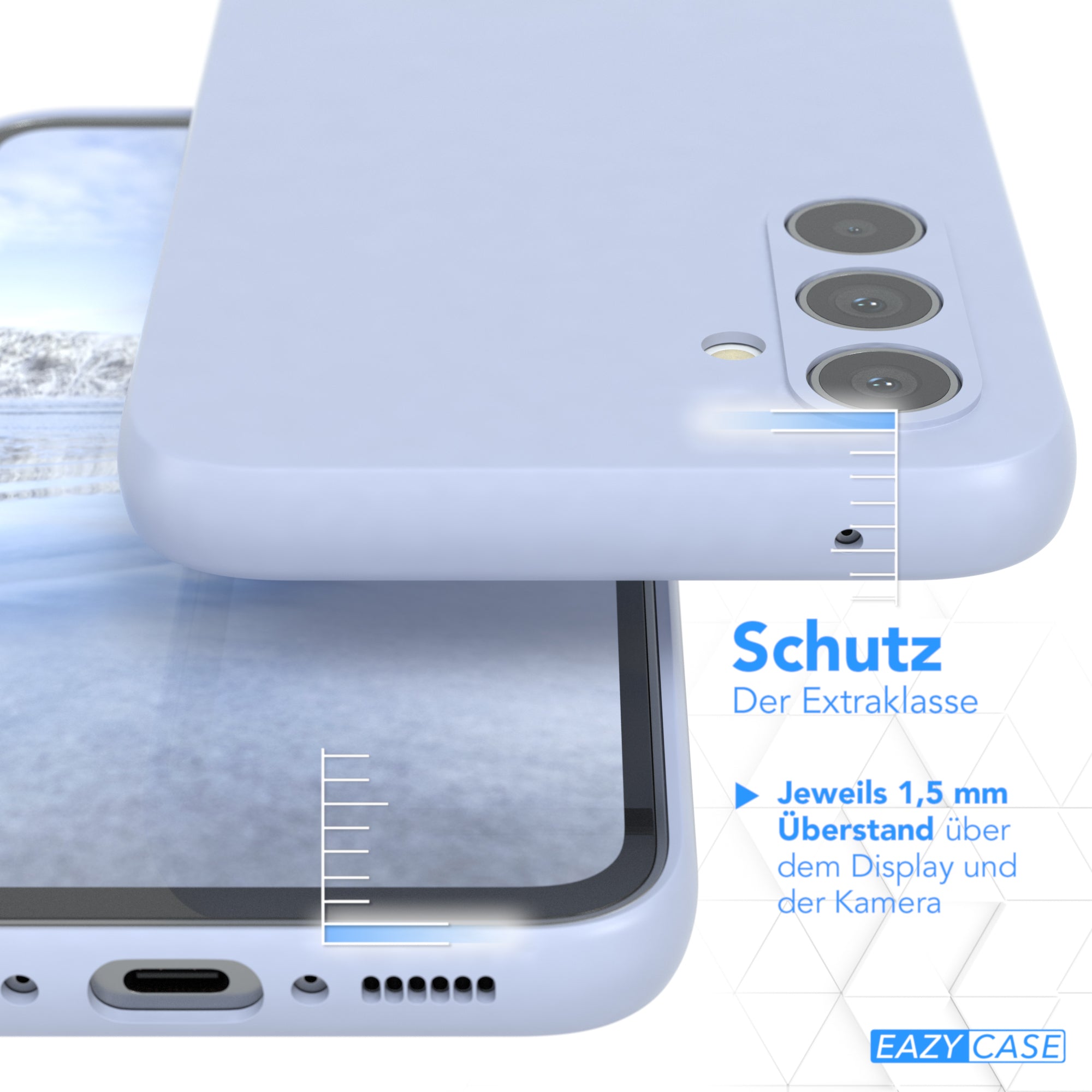 Galaxy A54 ultradünnes Slimcover aus TPU