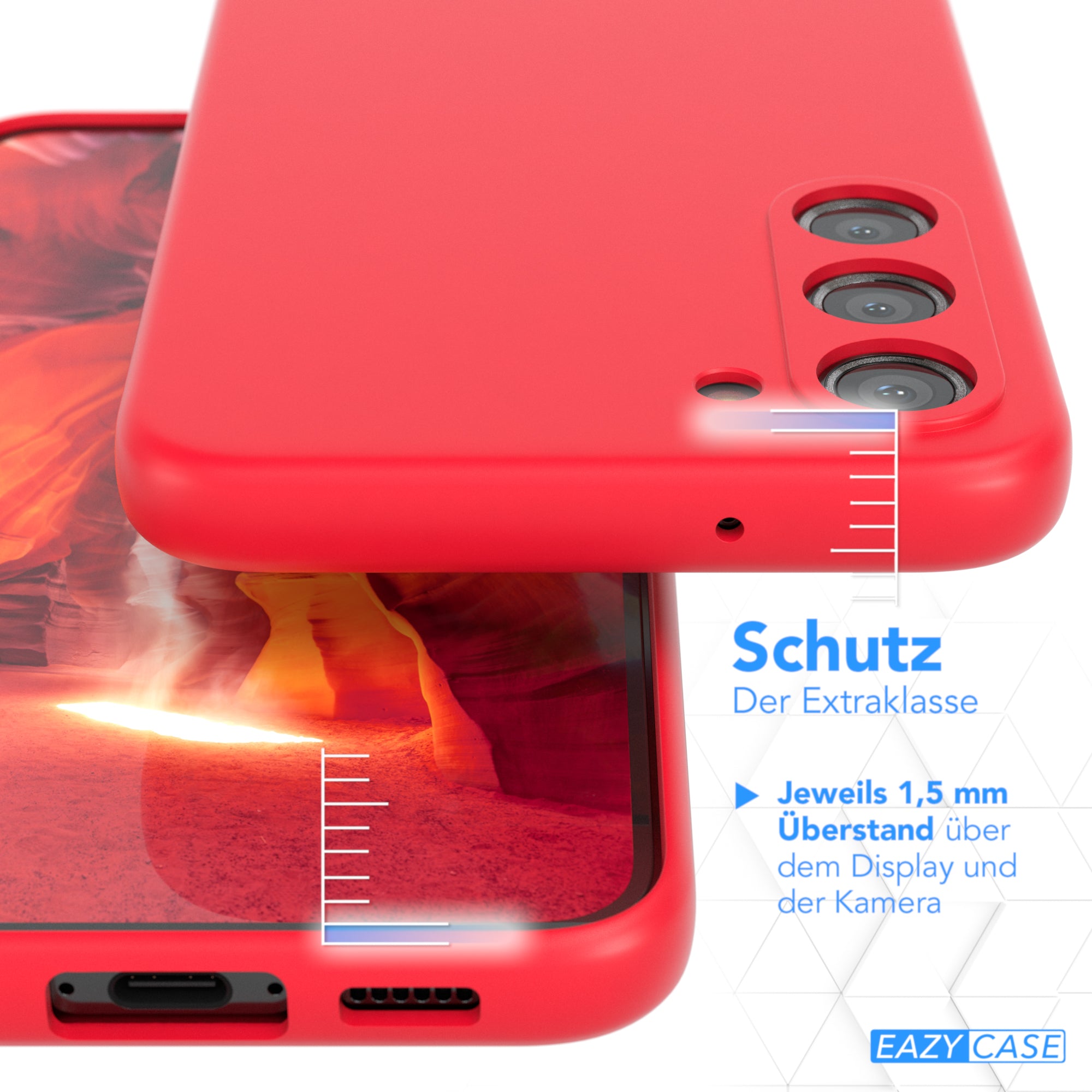 Galaxy S23 Plus ultradünnes Slimcover aus TPU