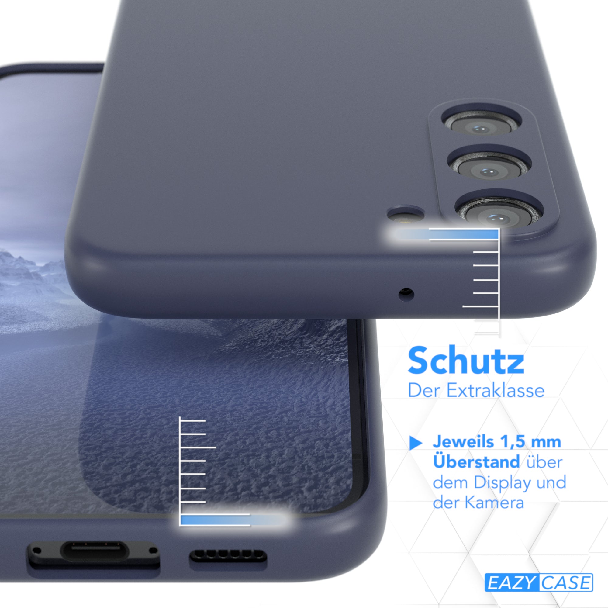 Galaxy S23 Plus ultradünnes Slimcover aus TPU