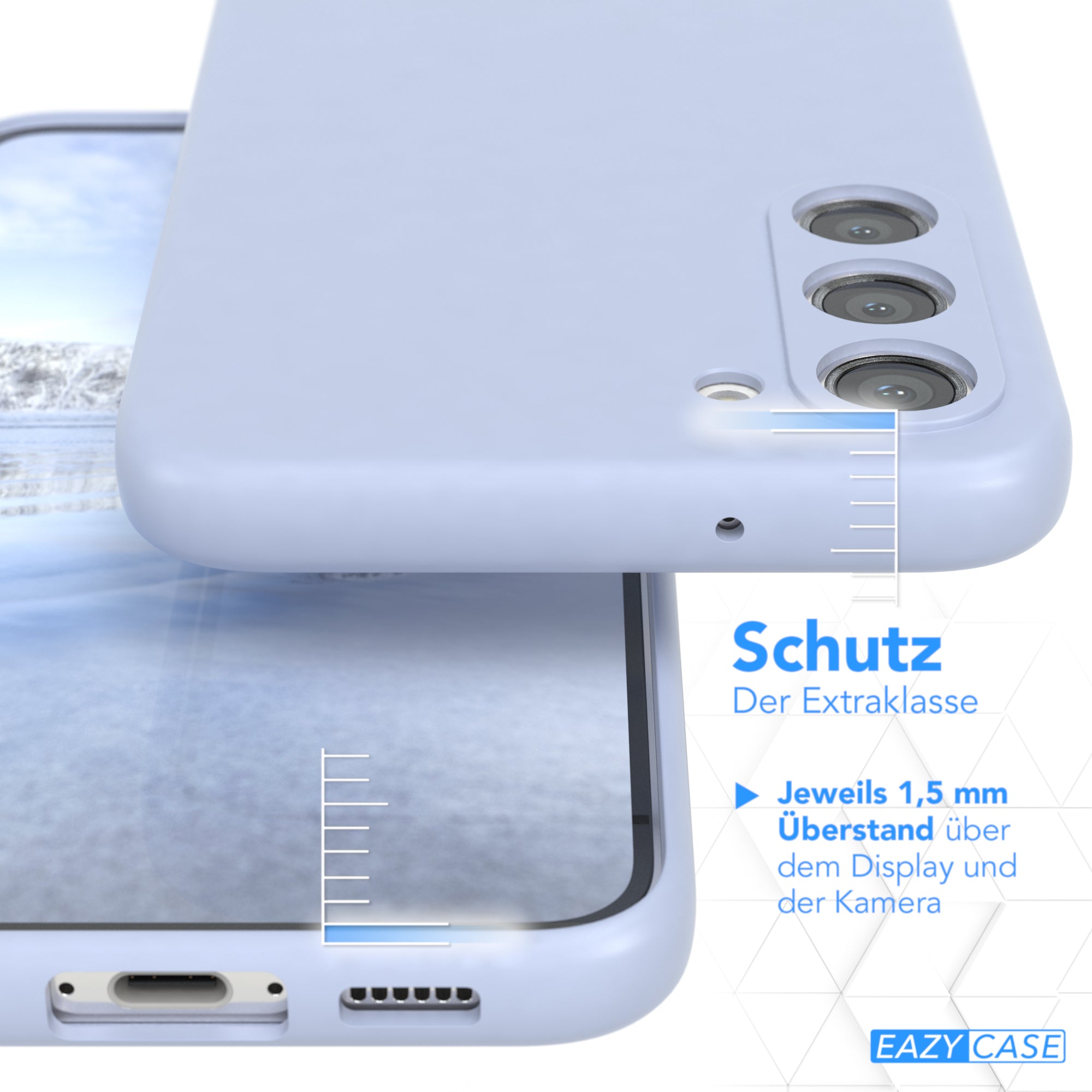 Galaxy S23 Plus ultradünnes Slimcover aus TPU