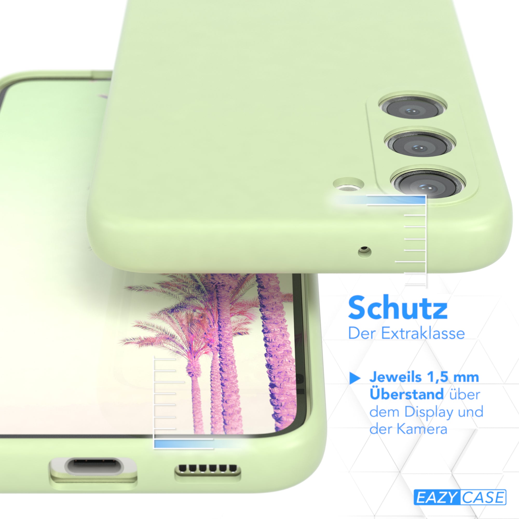 Galaxy S23 ultradünnes Slimcover aus TPU