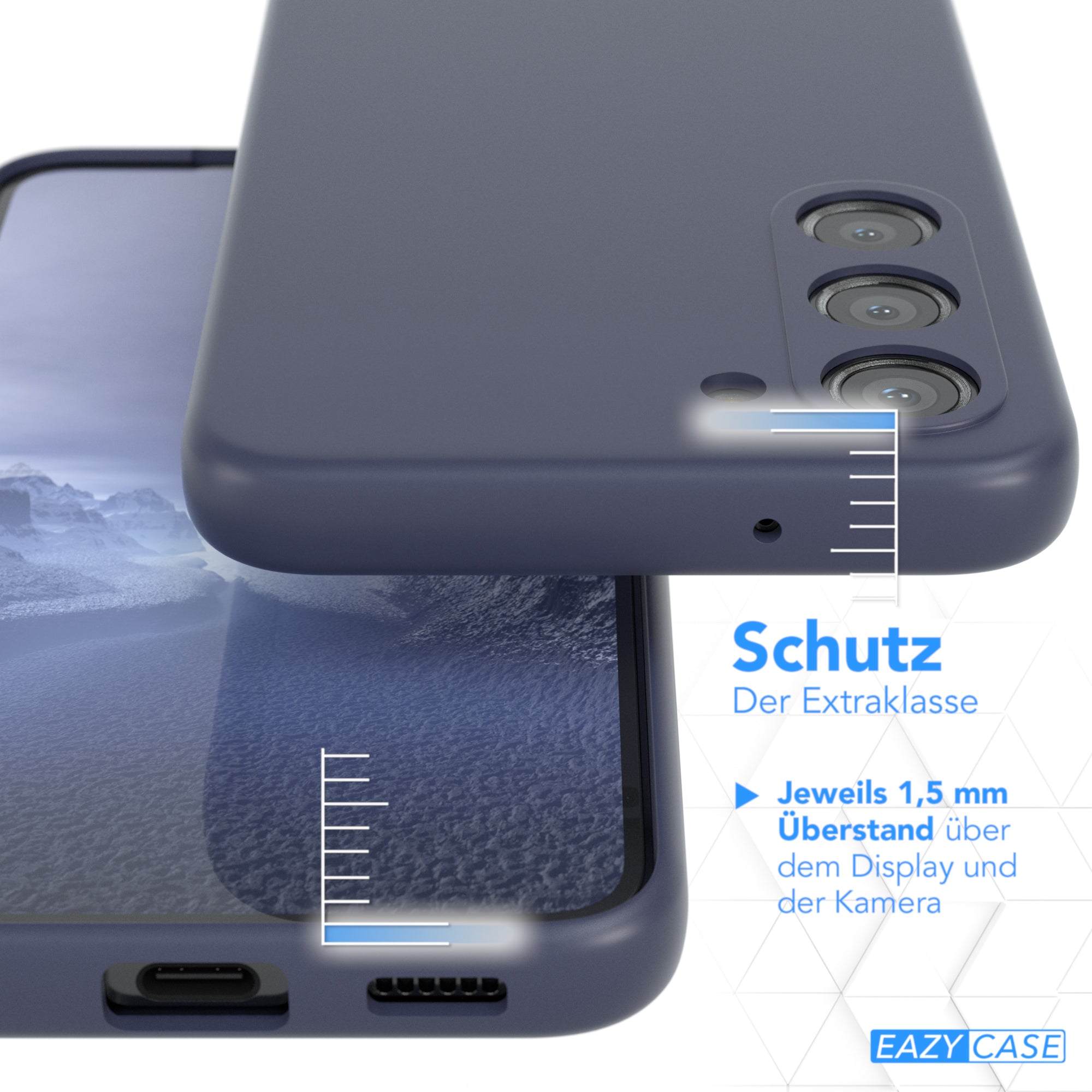 Galaxy S23 ultradünnes Slimcover aus TPU
