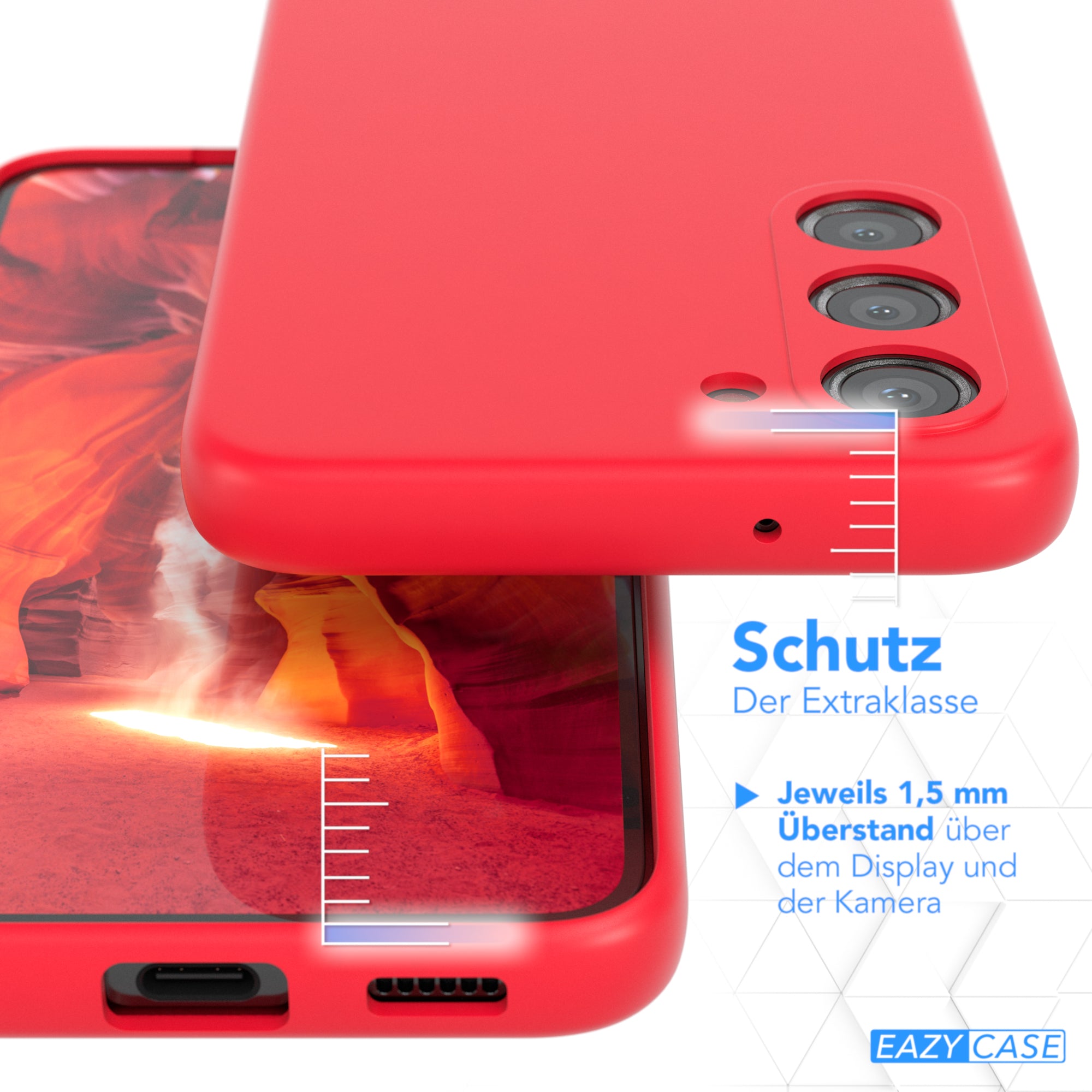 Galaxy S23 ultradünnes Slimcover aus TPU