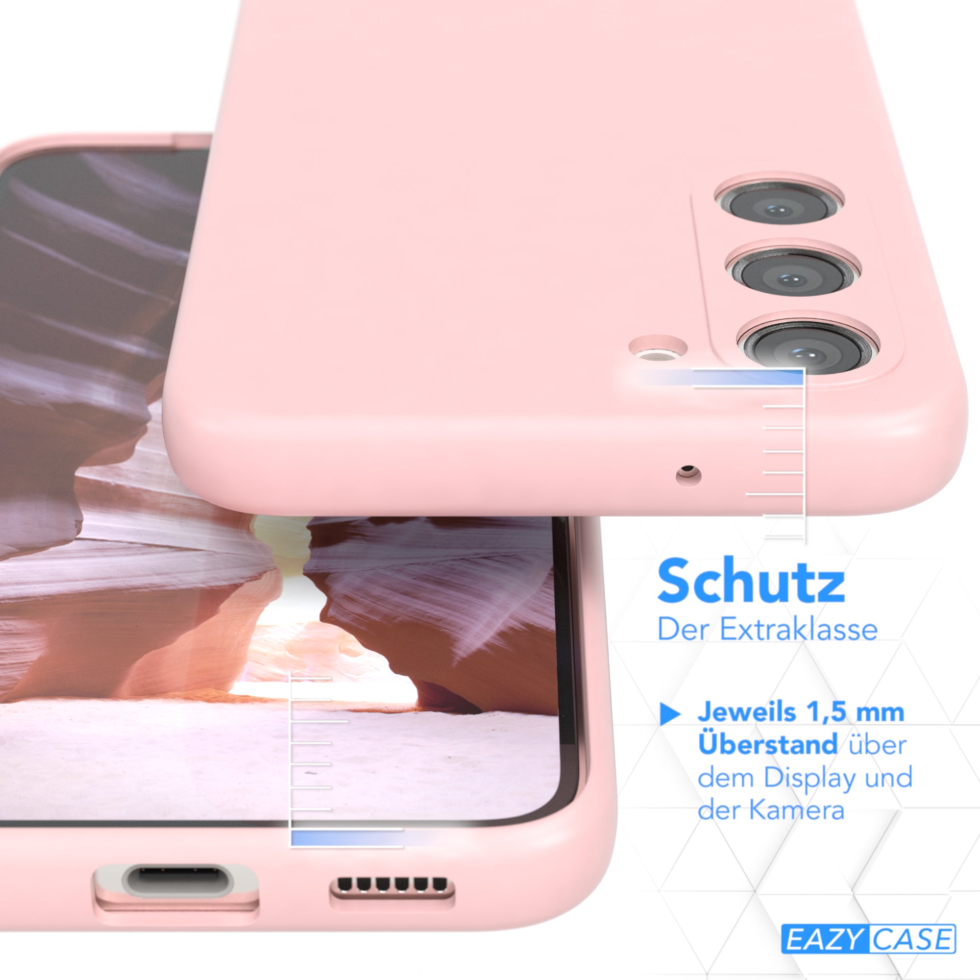 Galaxy S23 ultradünnes Slimcover aus TPU