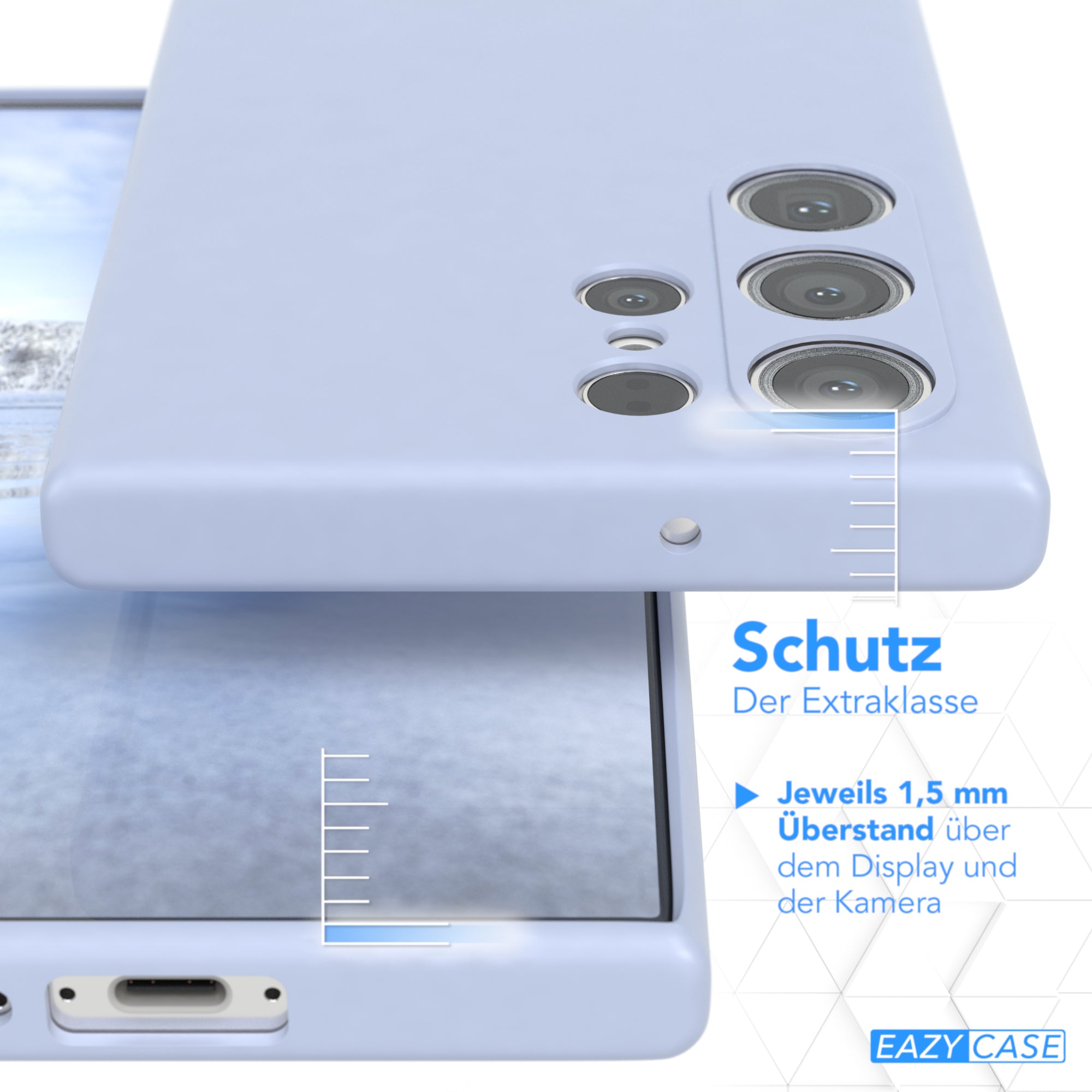 Galaxy S23 Ultra ultradünnes Slimcover aus TPU