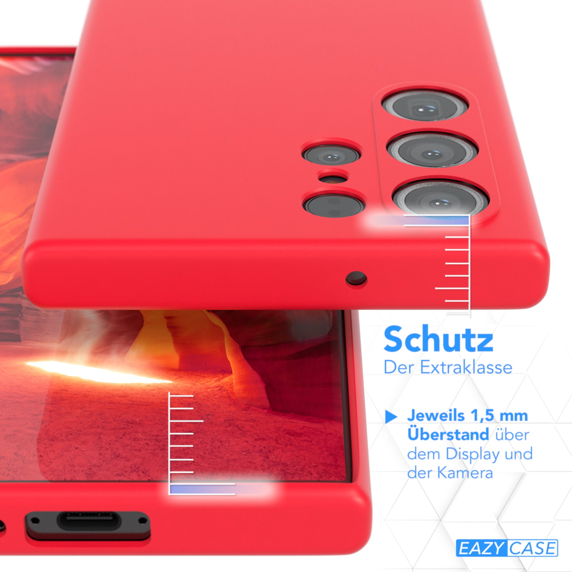 Galaxy S23 Ultra ultradünnes Slimcover aus TPU