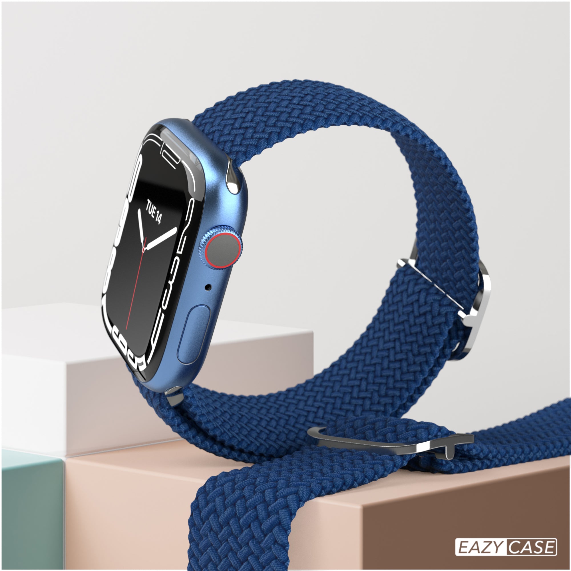 Apple Watch Armband geflochten Edelstahl Magnetverschluss EAZY CASE Wristband