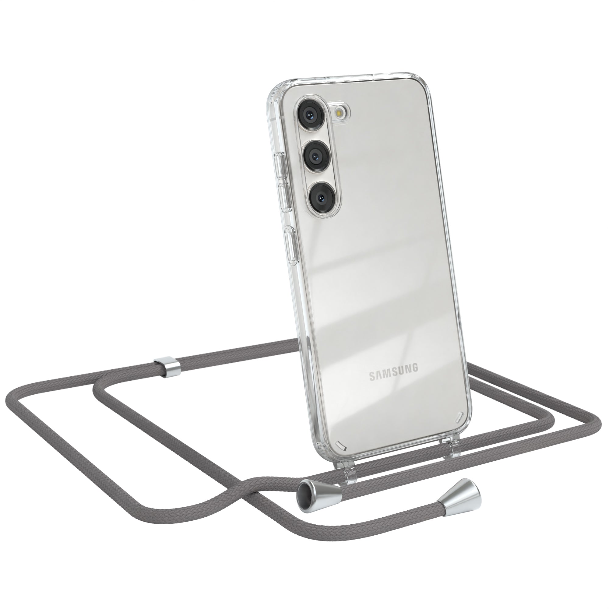 Galaxy S23 transparente Hülle + Kordel