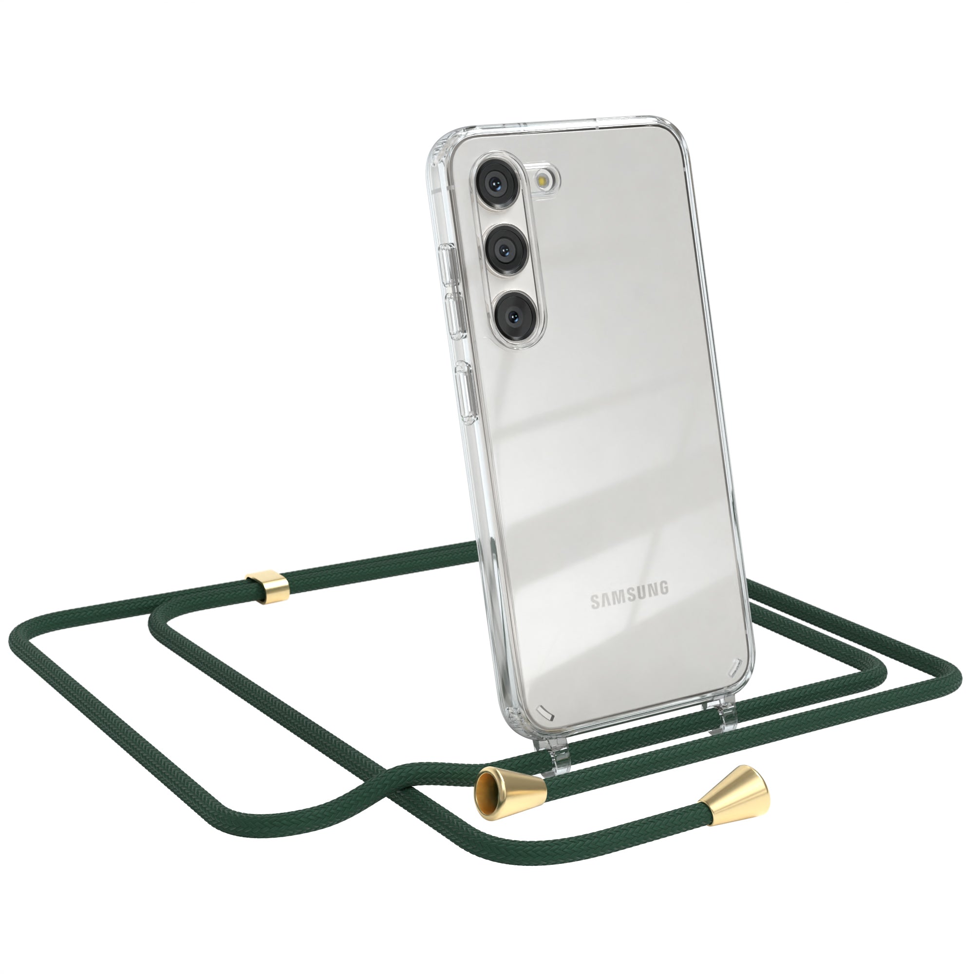 Galaxy S23 transparente Hülle + Kordel