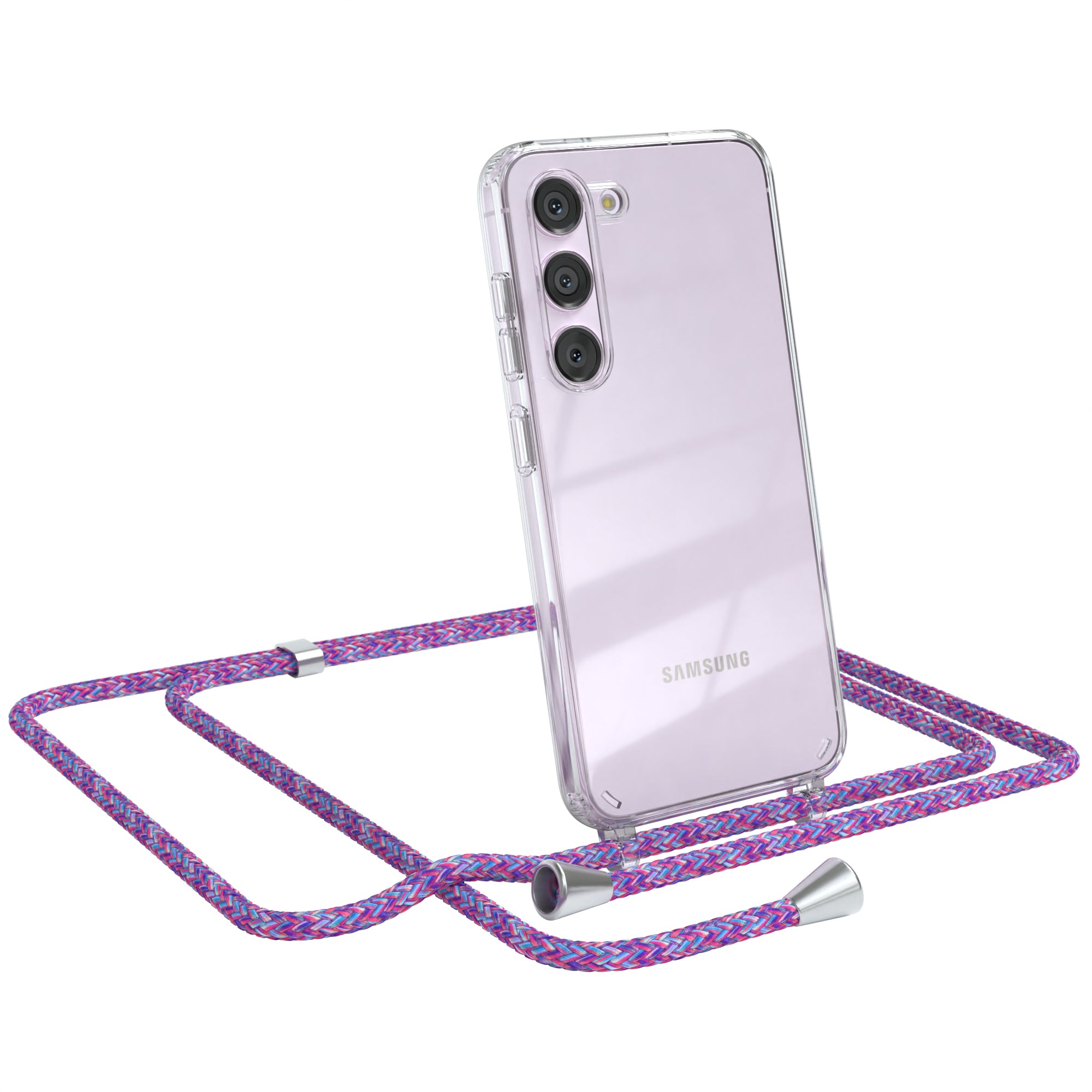 Galaxy S23 transparente Hülle + Kordel