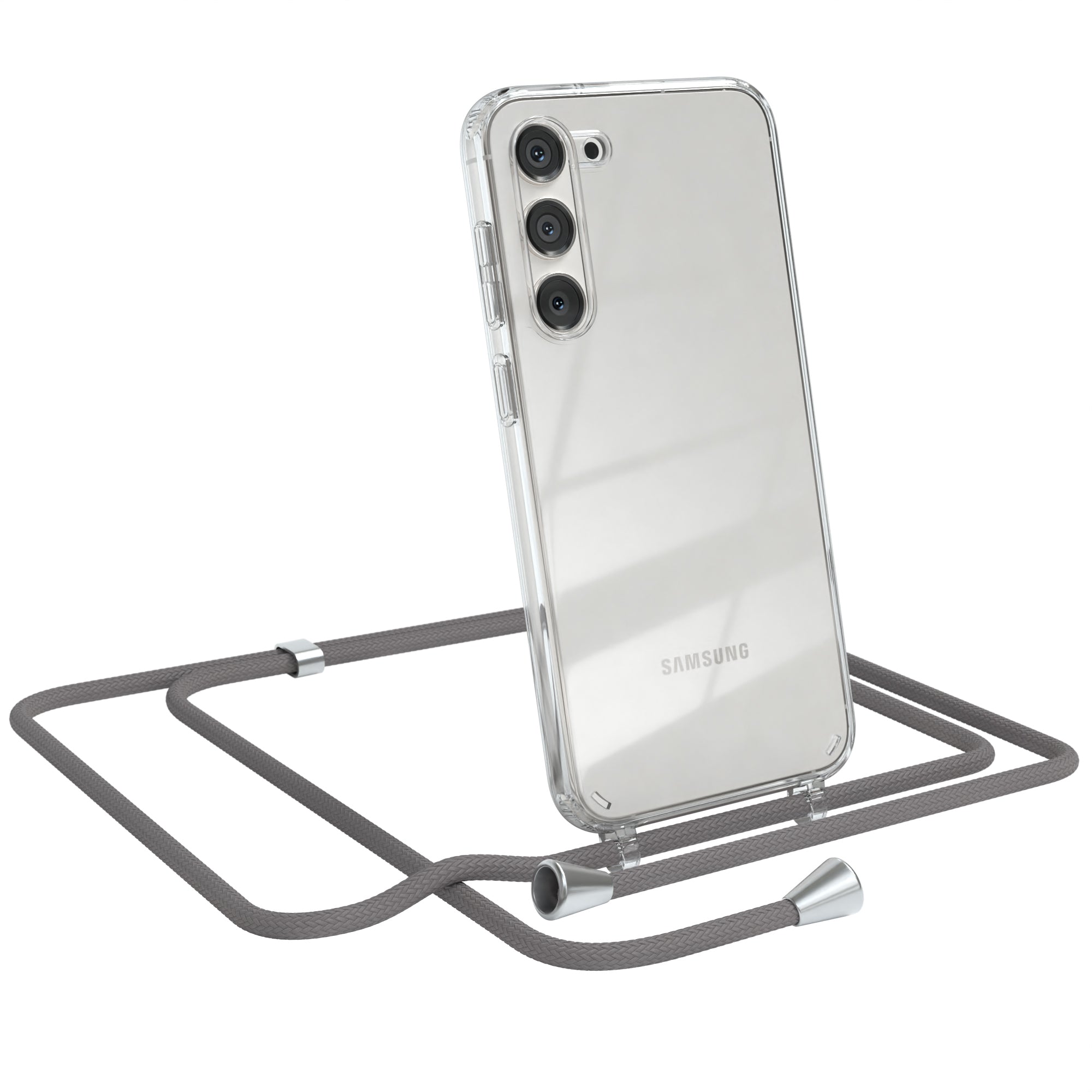 Galaxy S23 Plus transparente Hülle + Kordel