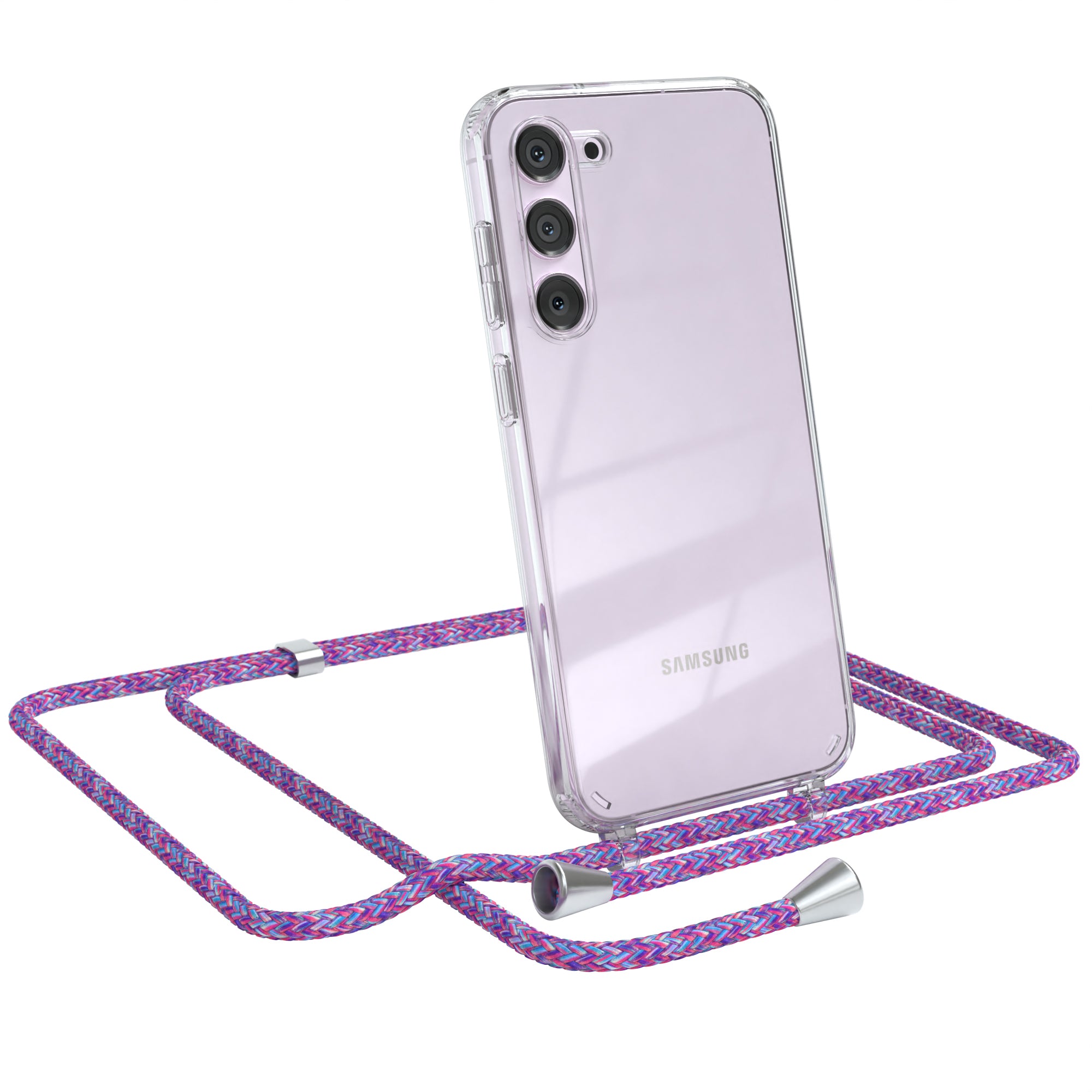 Galaxy S23 Plus transparente Hülle + Kordel