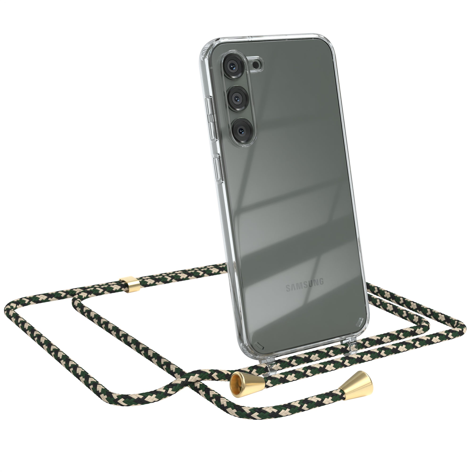 Galaxy S23 Plus transparente Hülle + Kordel