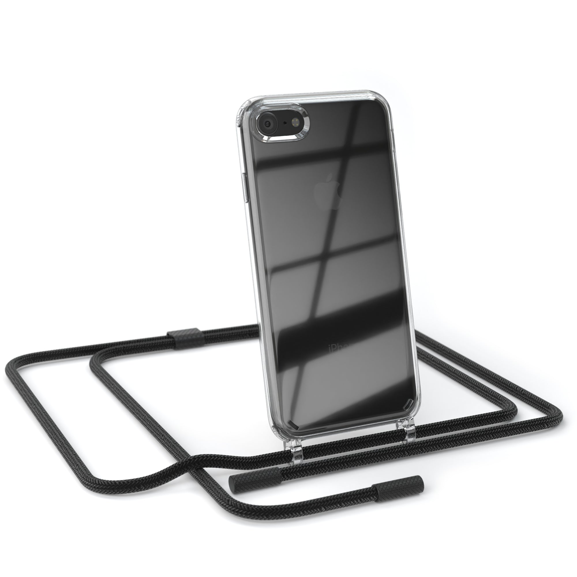 iPhone SE 2022 / 2020 / 8 / 7 Hülle + Uni Kordel