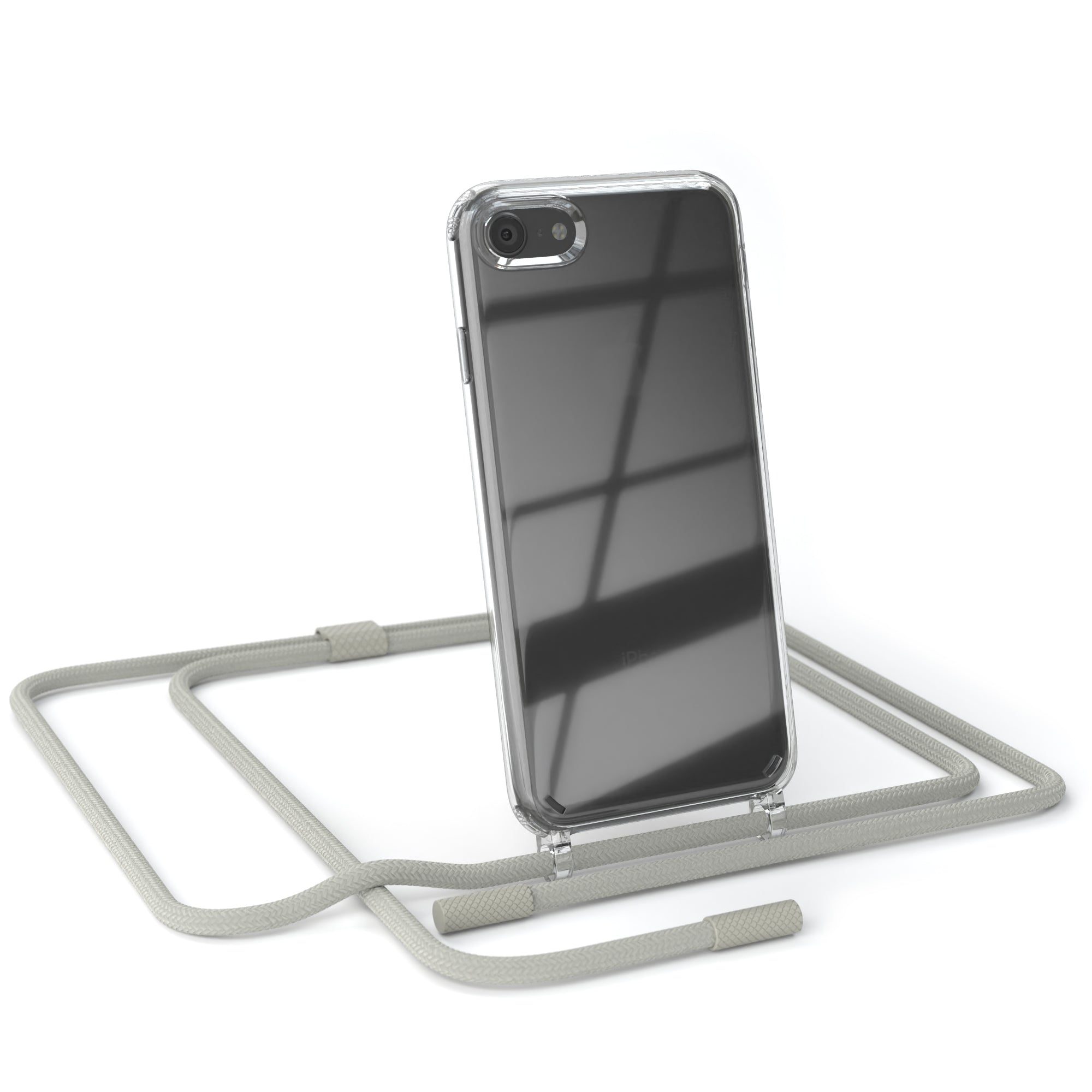 iPhone SE 2022 / 2020 / 8 / 7 Hülle + Uni Kordel