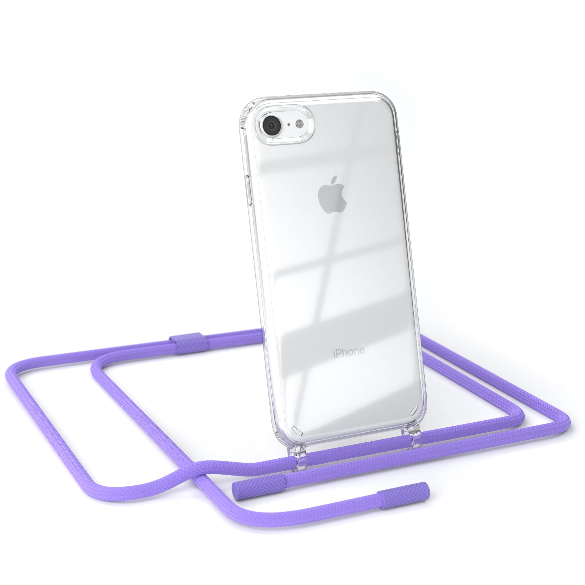 iPhone SE 2022 / 2020 / 8 / 7 Hülle + Uni Kordel