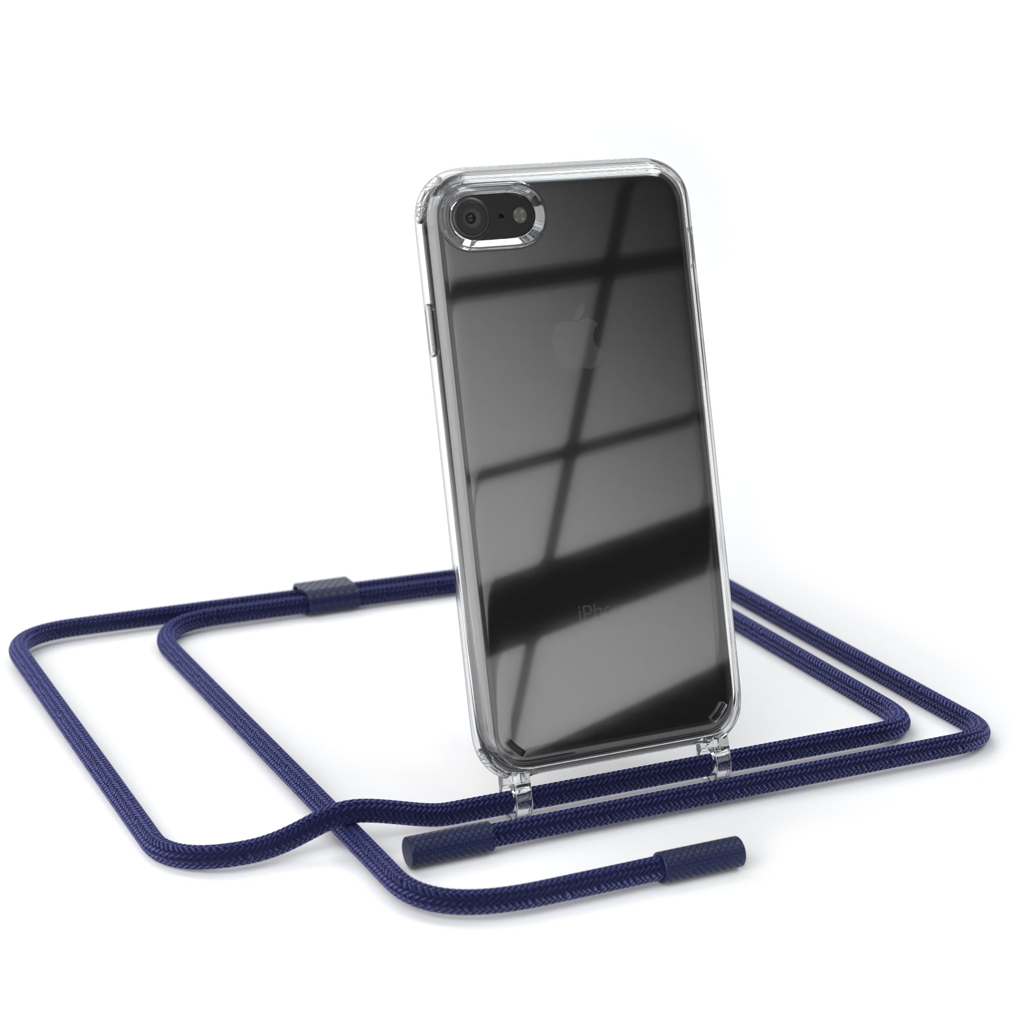 iPhone SE 2022 / 2020 / 8 / 7 Hülle + Uni Kordel