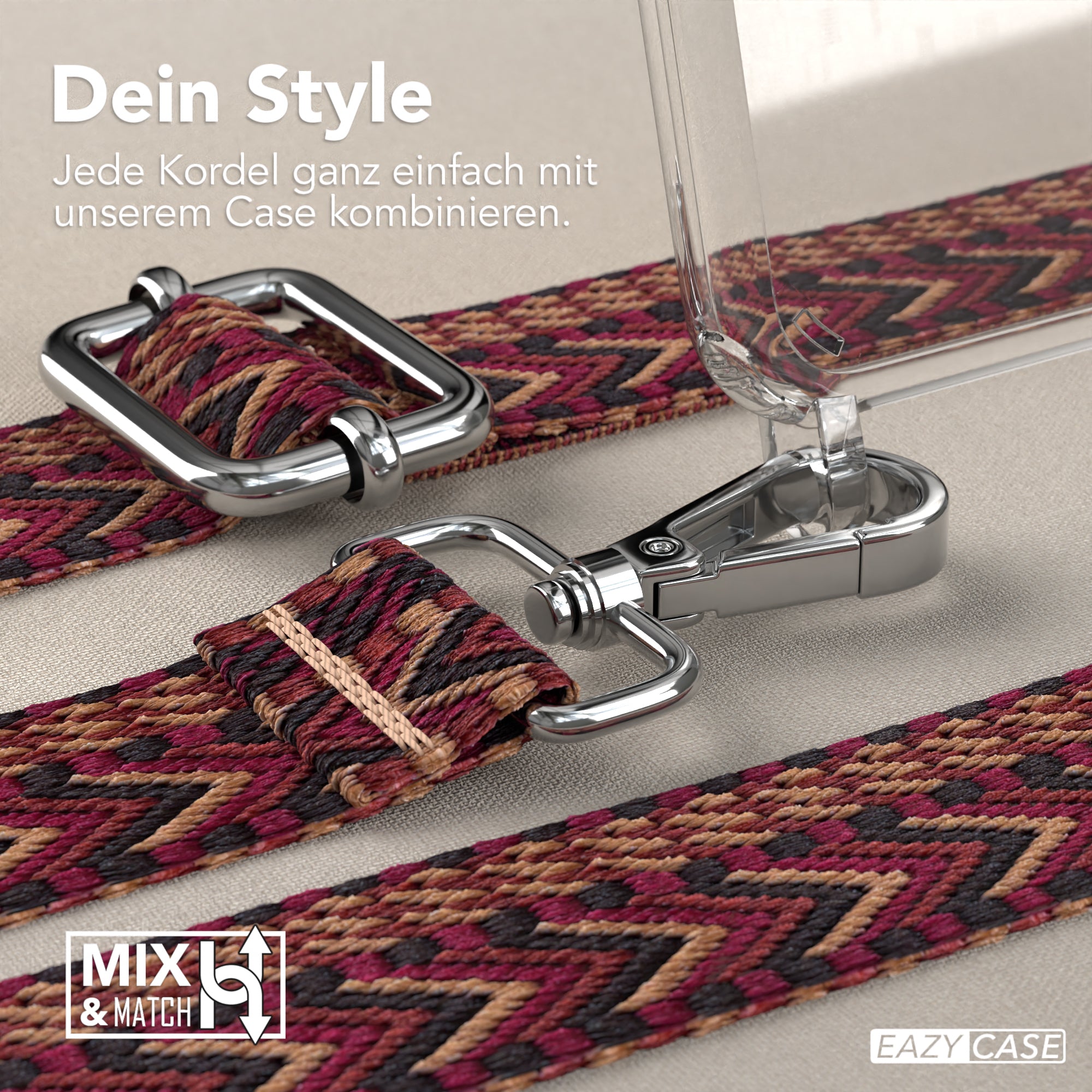 iPhone X / XS Hülle + Boho Band