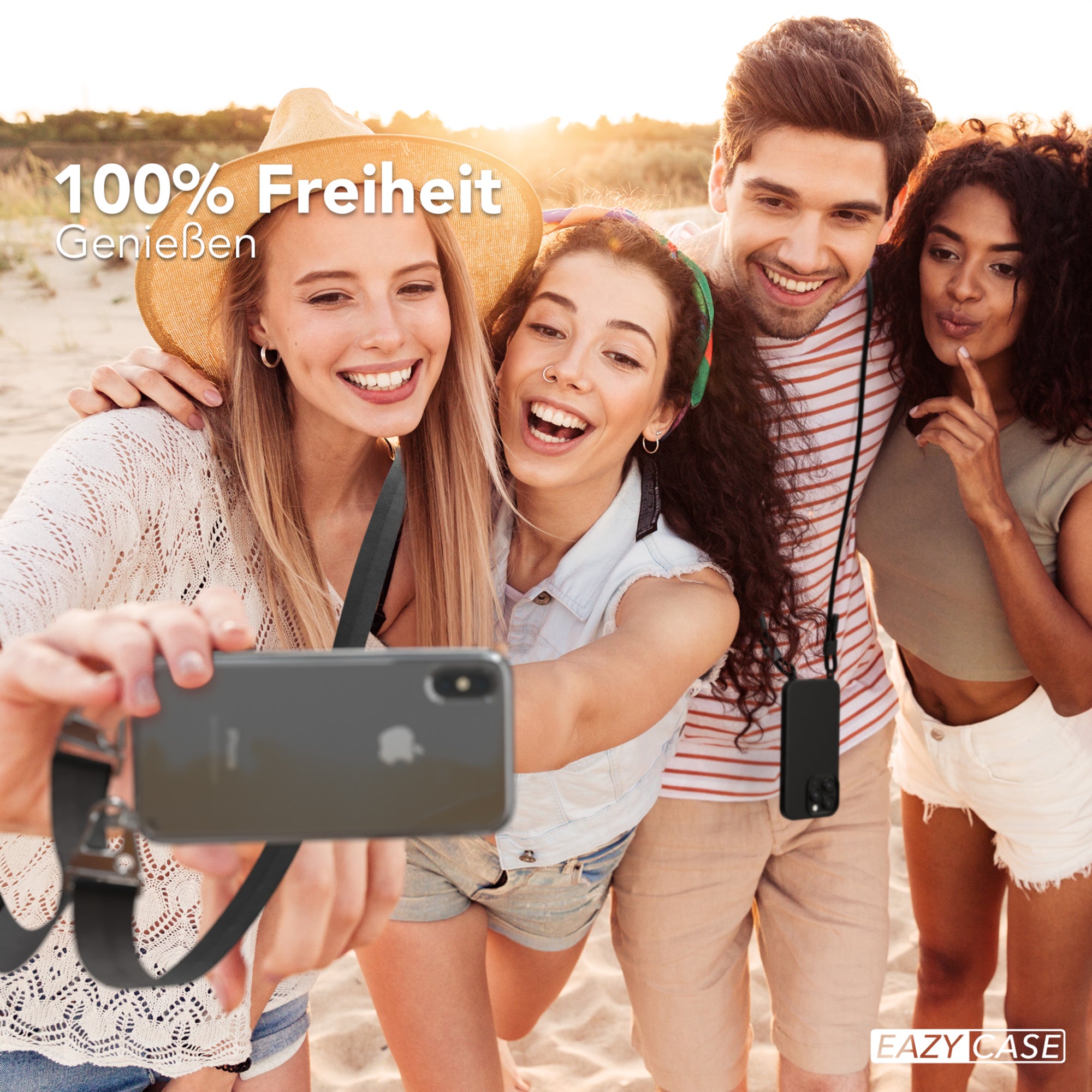 iPhone X / XS Hülle + breites Band