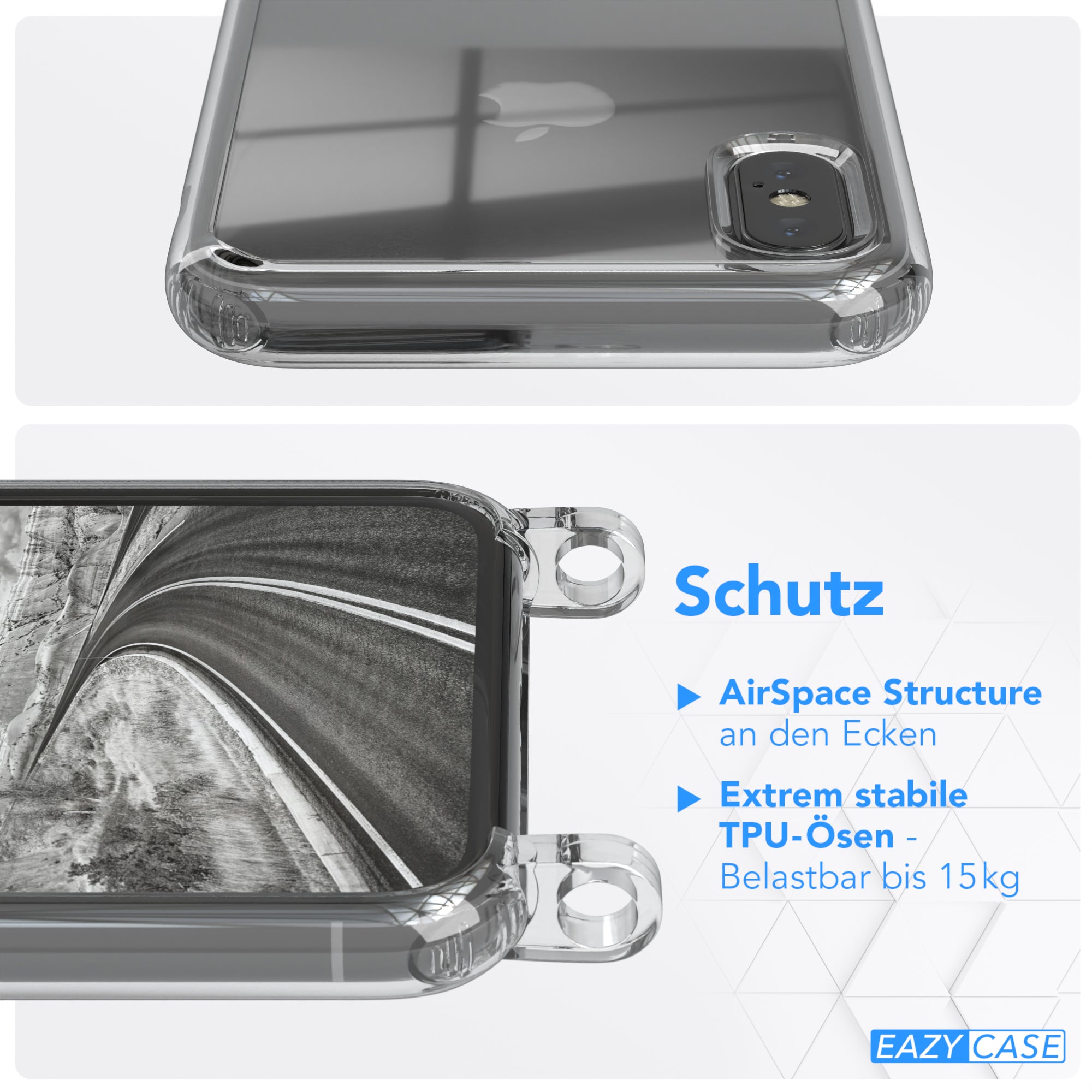 iPhone X / XS Hülle + breites Band