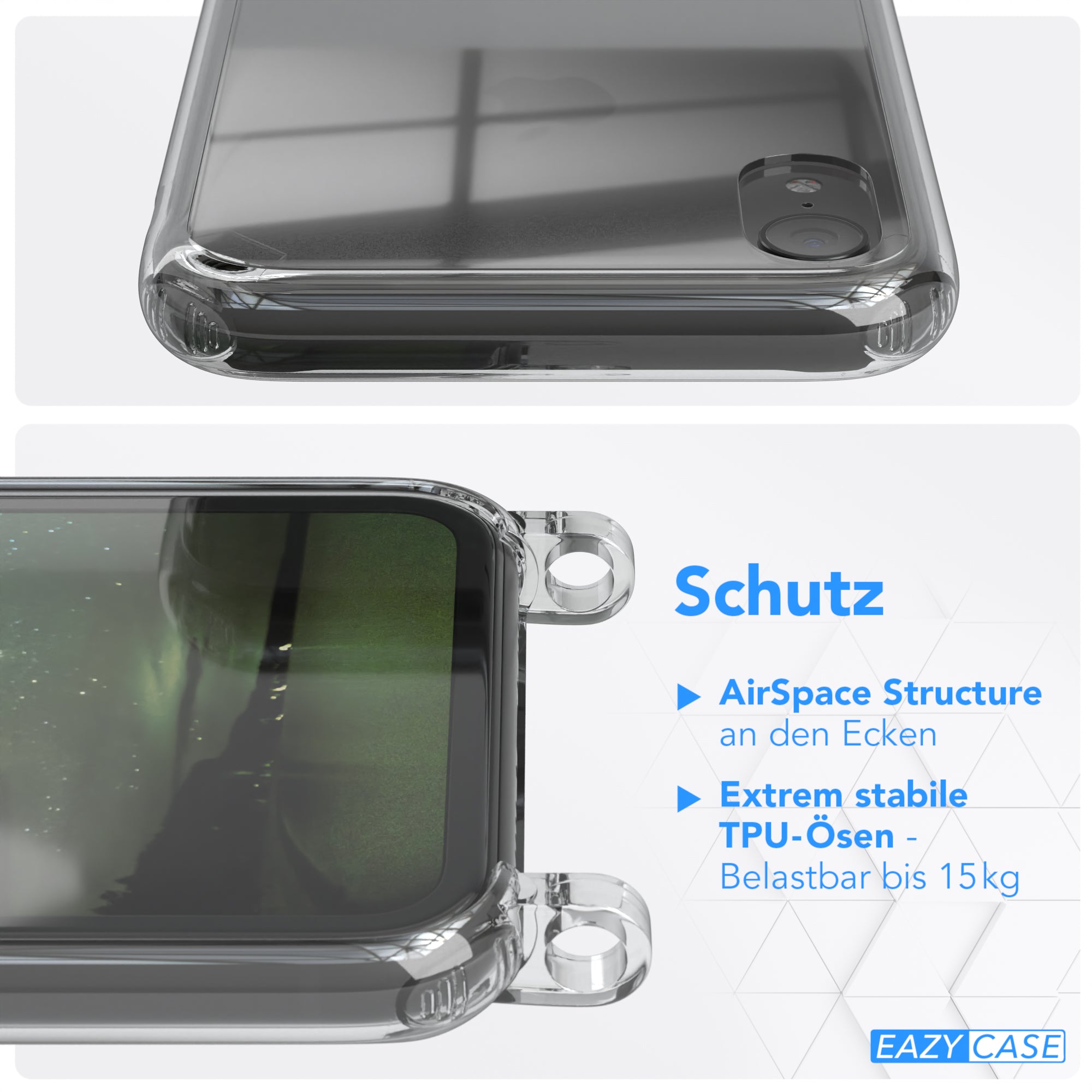 iPhone XR Hülle + breites Band