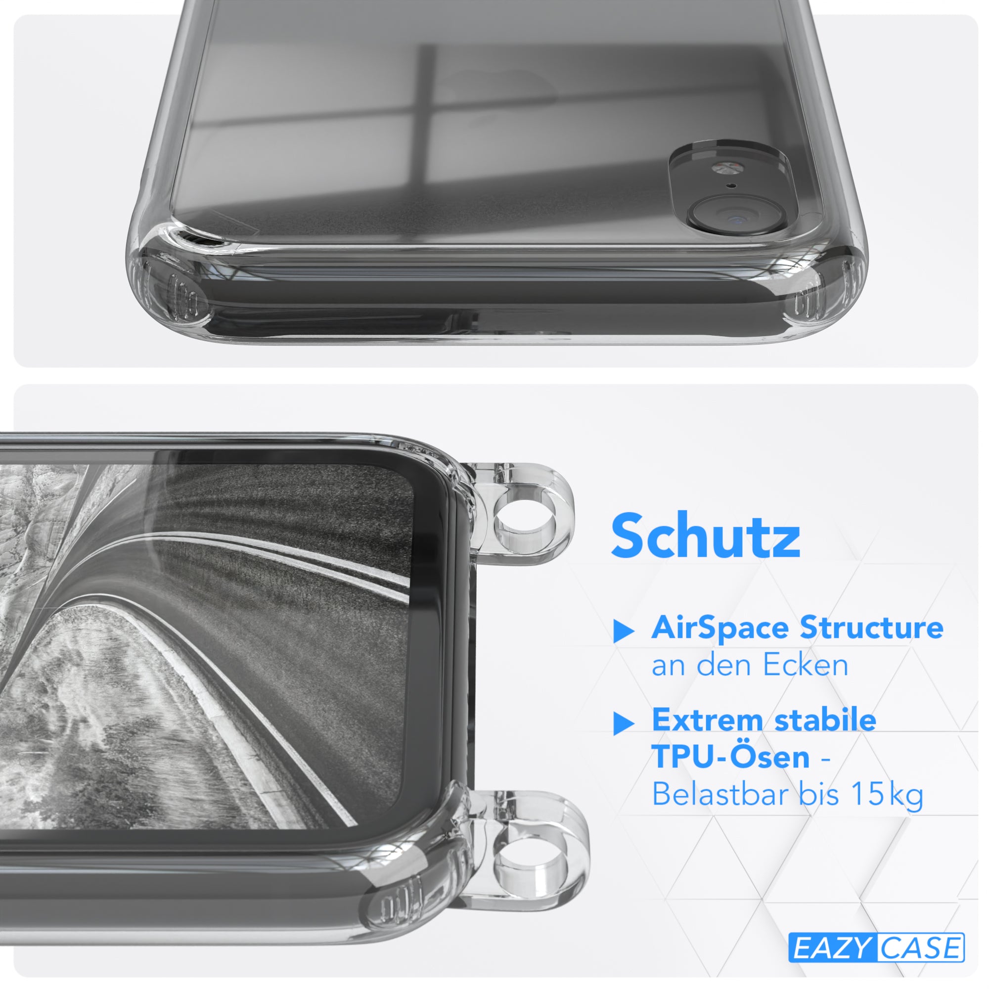 iPhone XR Hülle + breites Band