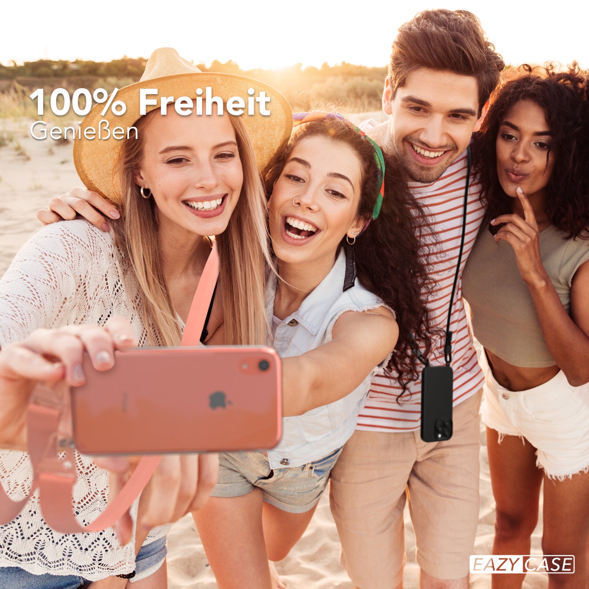 iPhone XR Hülle + breites Band