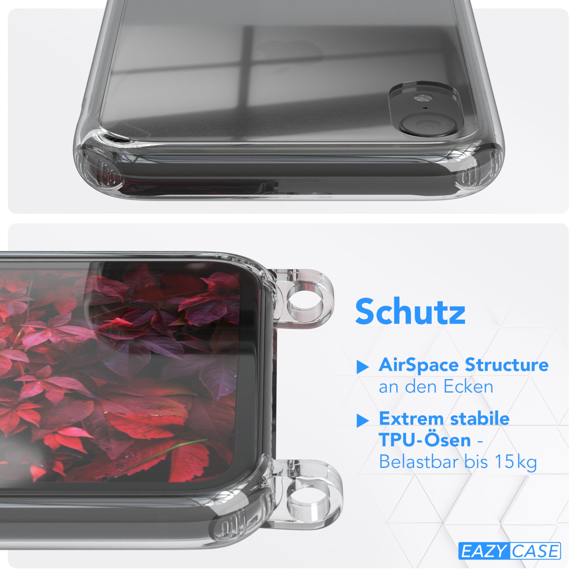 iPhone XR Hülle + breites Band