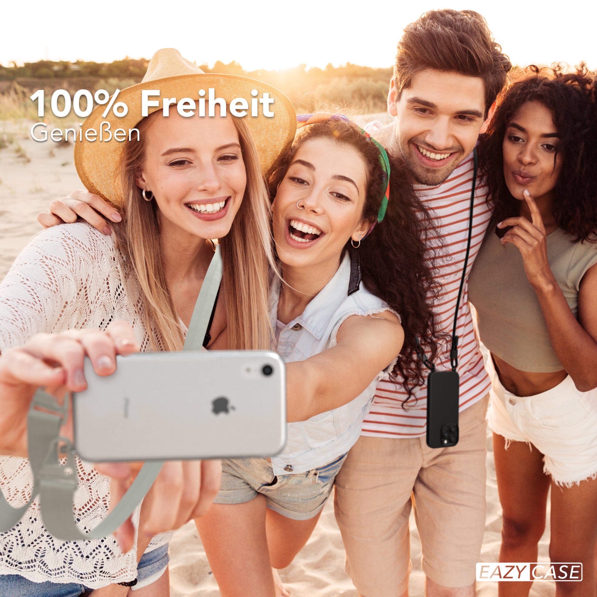 iPhone XR Hülle + breites Band