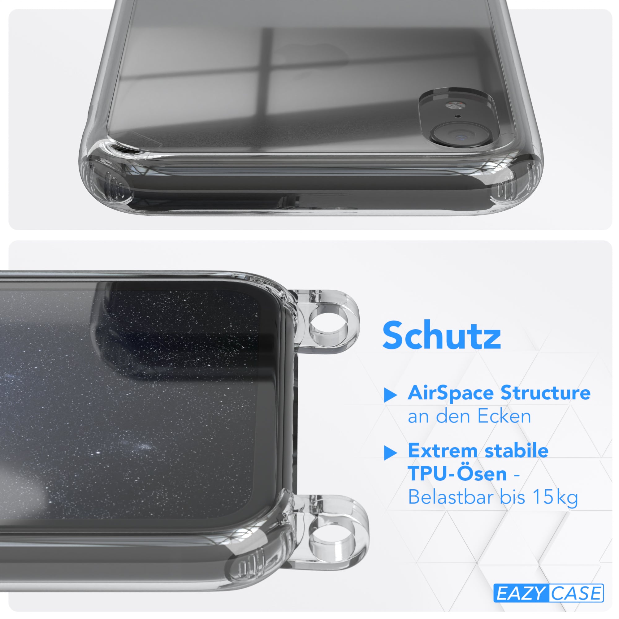 iPhone XR Hülle + breites Band